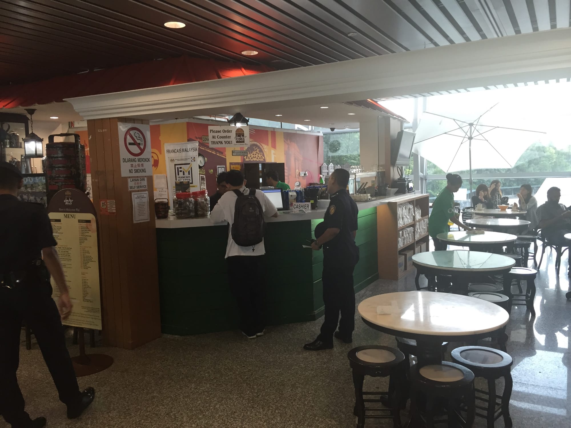 Photo by Author — snack bar at Kuala Lumpur International Airport (KUL) — Domestic Terminal