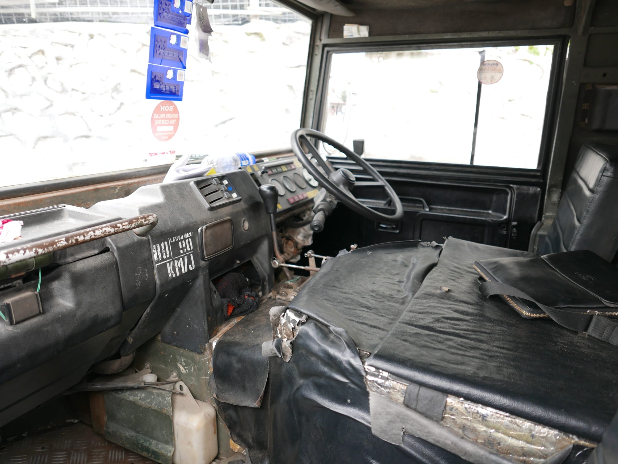 Photo by Author — inside the Hill Top Travel and Tour Bus