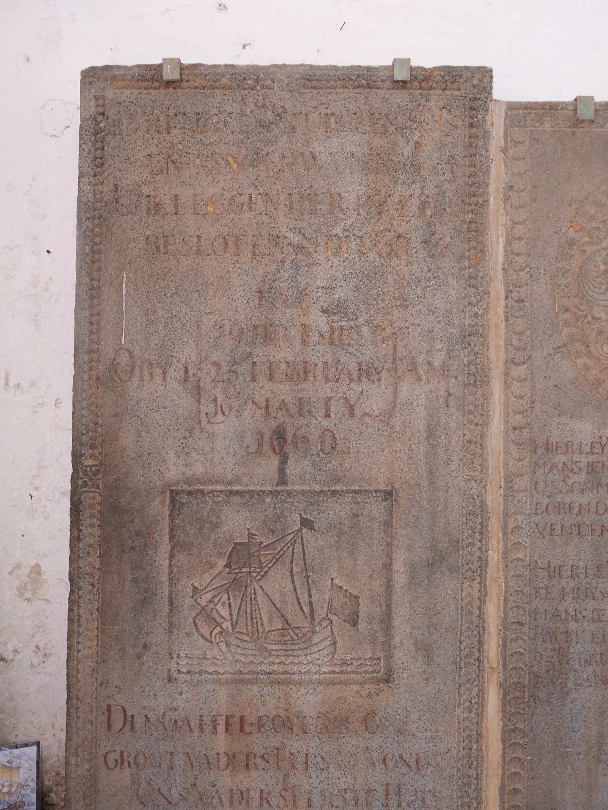 Photo by Author — commemorative plaque — St Paul’s Church, Malacca, Malaysia