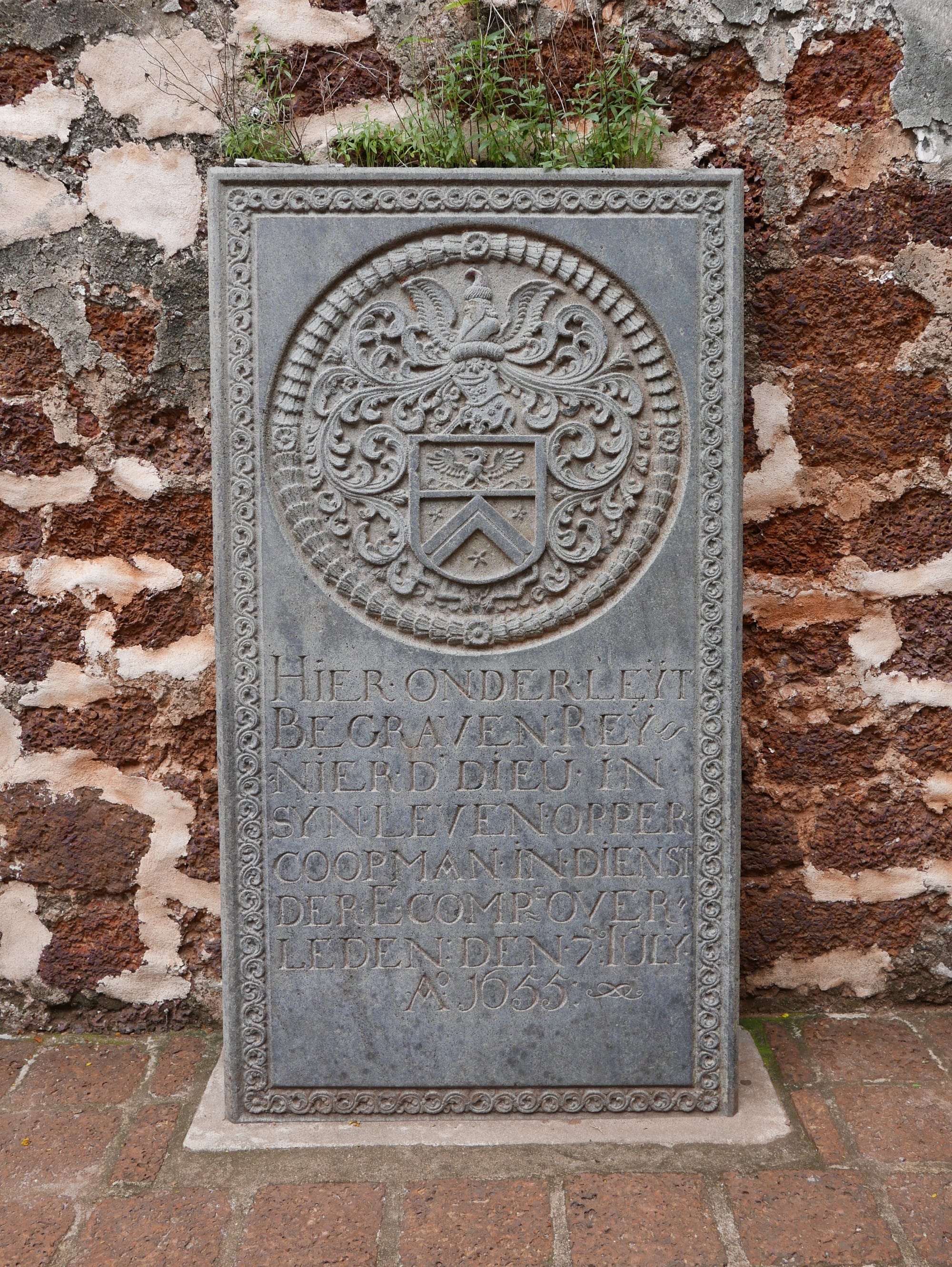 Photo by Author — commemorative plaque — St Paul’s Church, Malacca, Malaysia