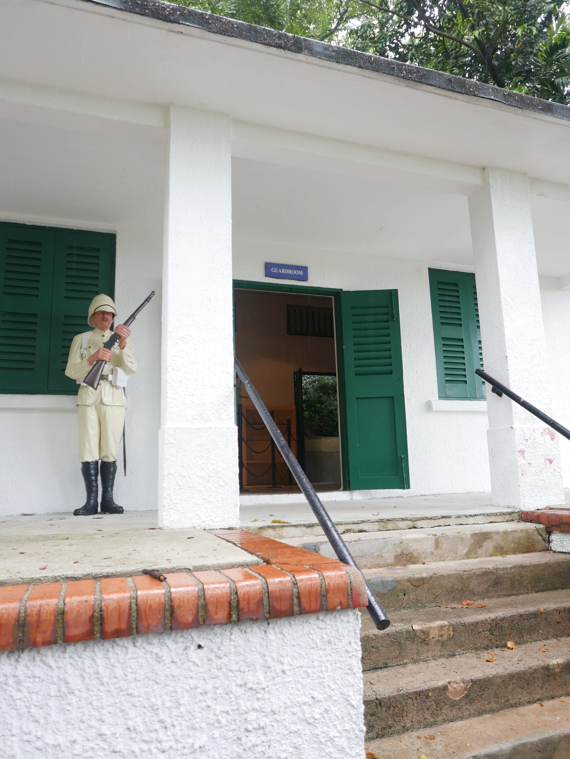 Photo by Author — the Guard Room at Fort Siloso, Singapore