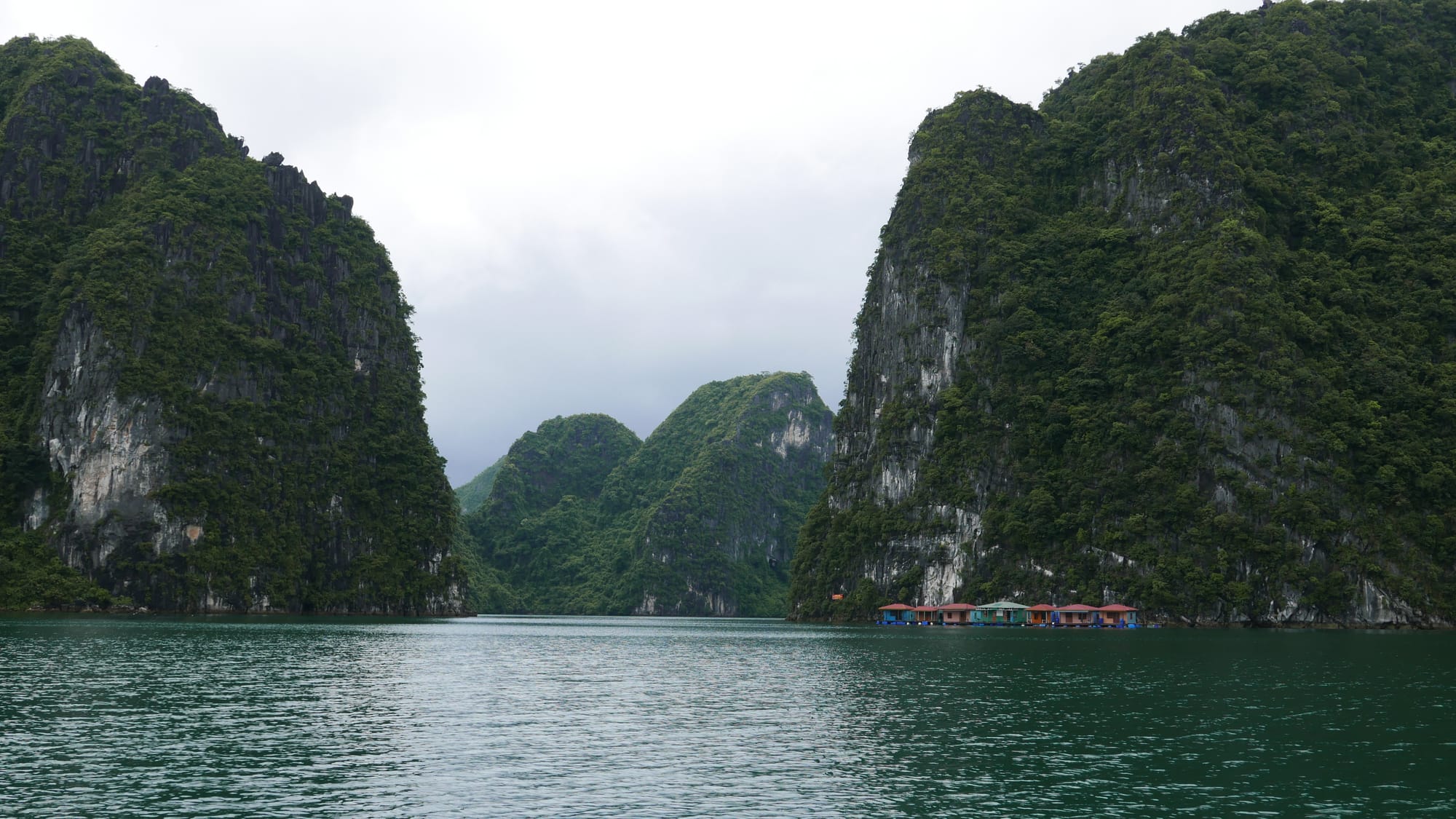Photo by Author — a fishing village, Ha Long Bay, Vietnam