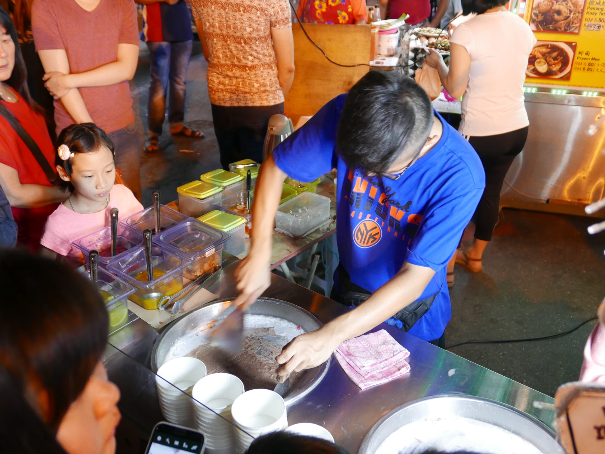 Photo by Author — ices stall — Night Market, Malacca, Malaysia
