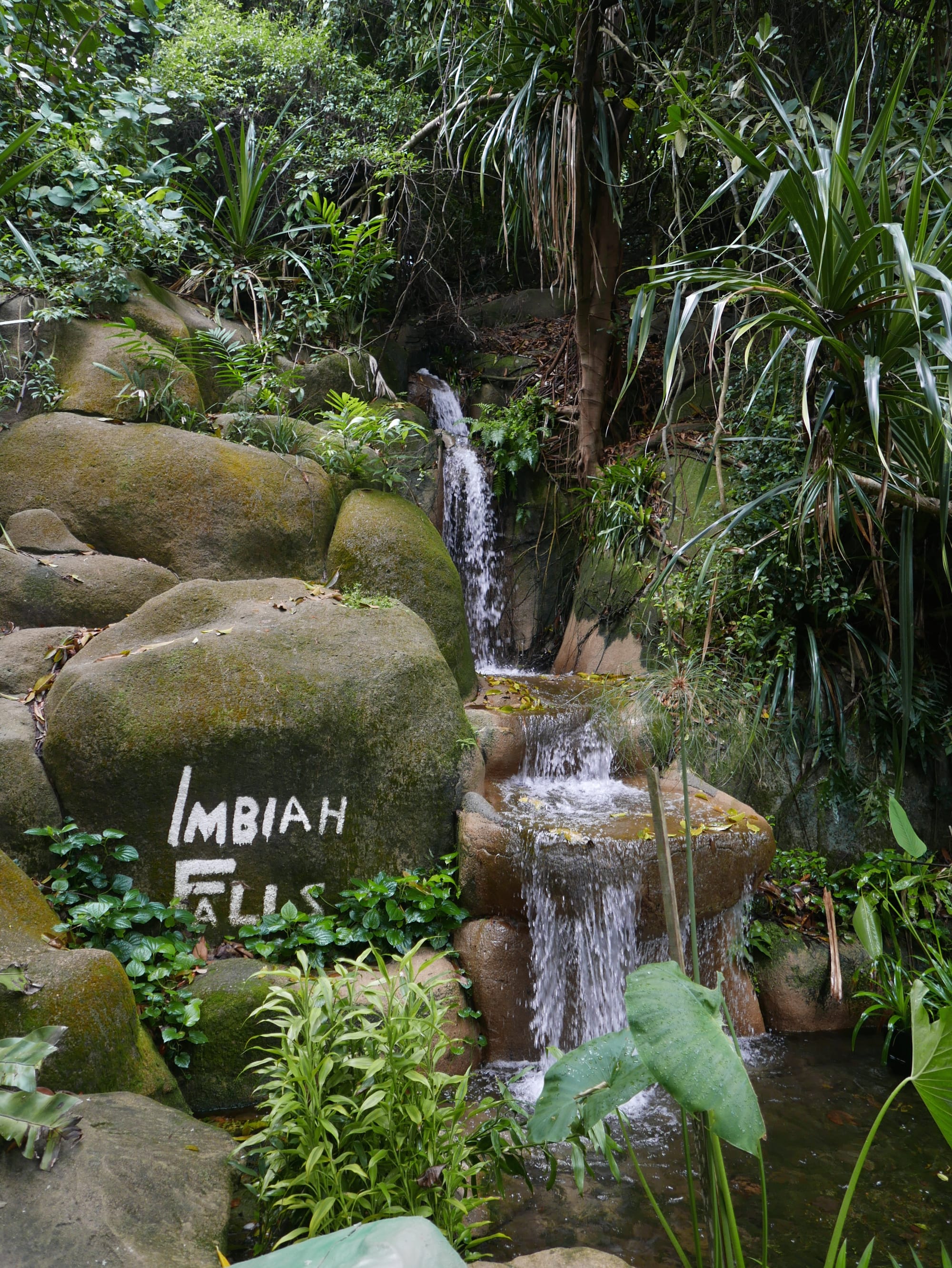 Photo by Author — Imbiah Falls — Imbiah Trail, Sentosa, Singapore