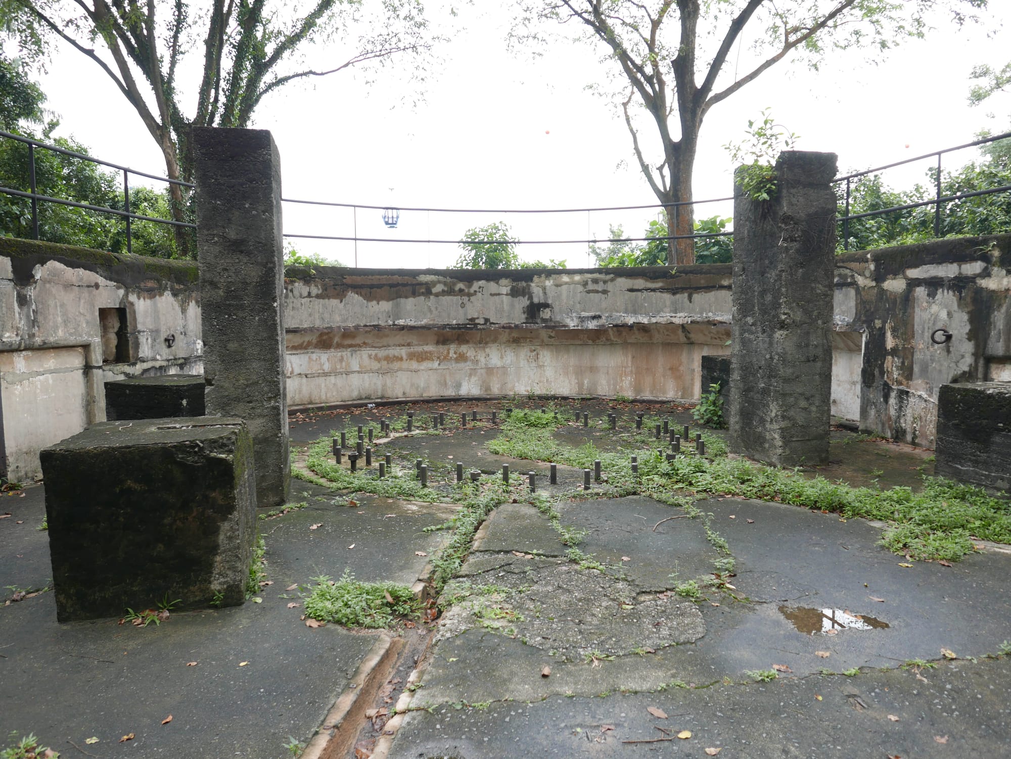 Photo by Author — gun emplacement — Imbiah Gun Emplacement and Lookout, Sentosa, Singapore