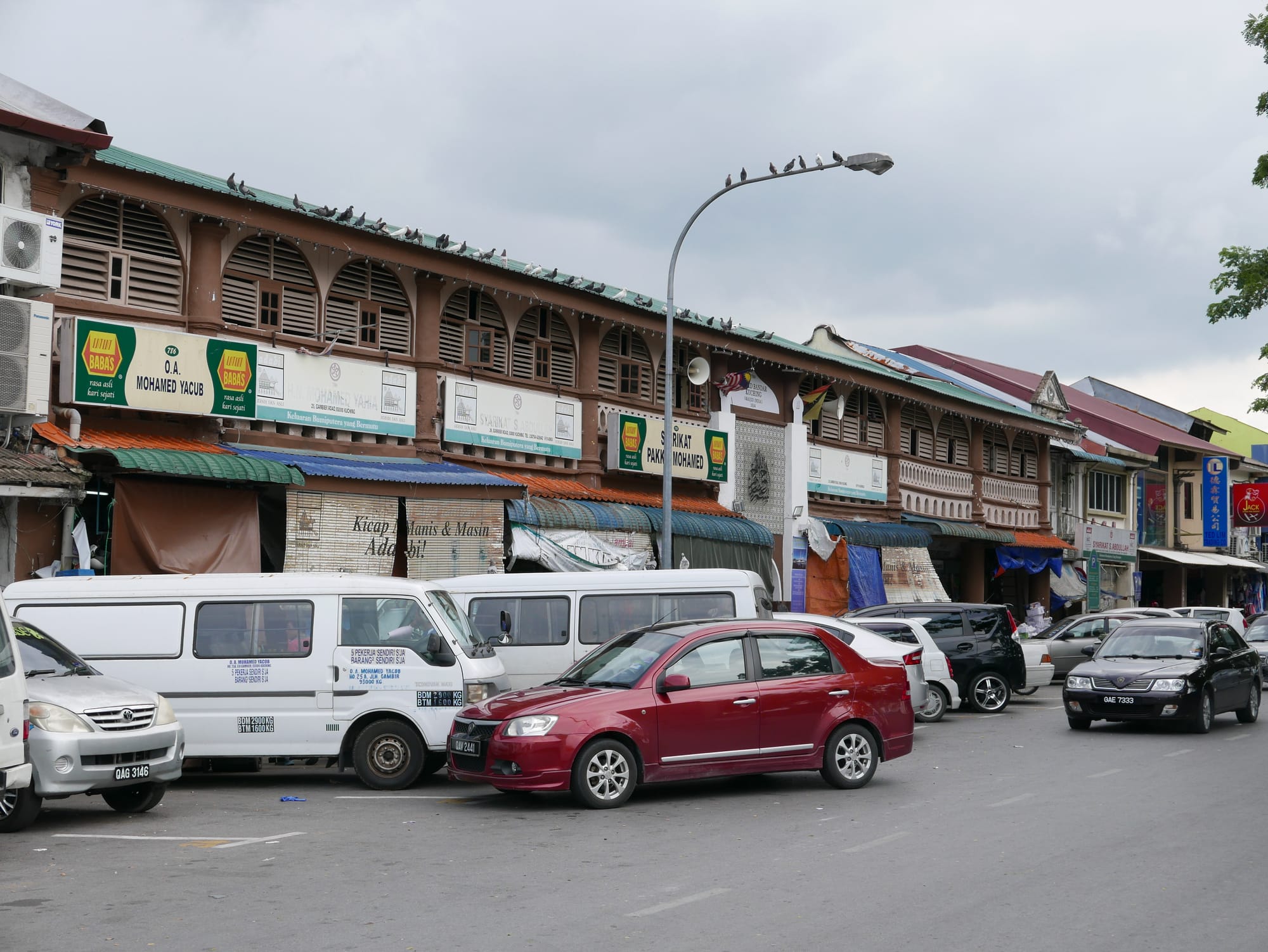 Photo by Author — shops near India Street, Kuching, Sarawak, Malaysia — you just need to get past the blinds