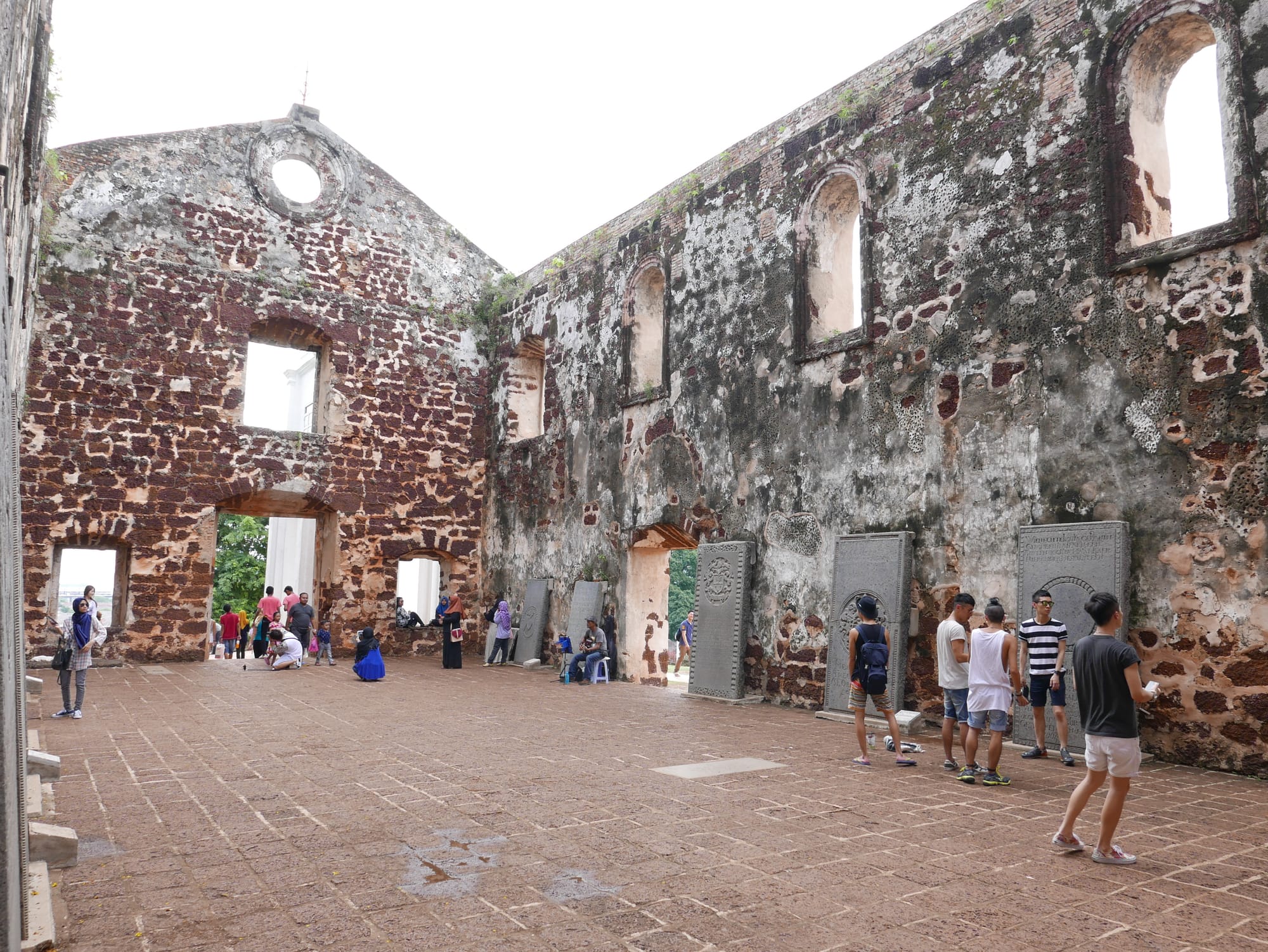 Photo by Author — the interior of St Paul’s Church, Malacca, Malaysia