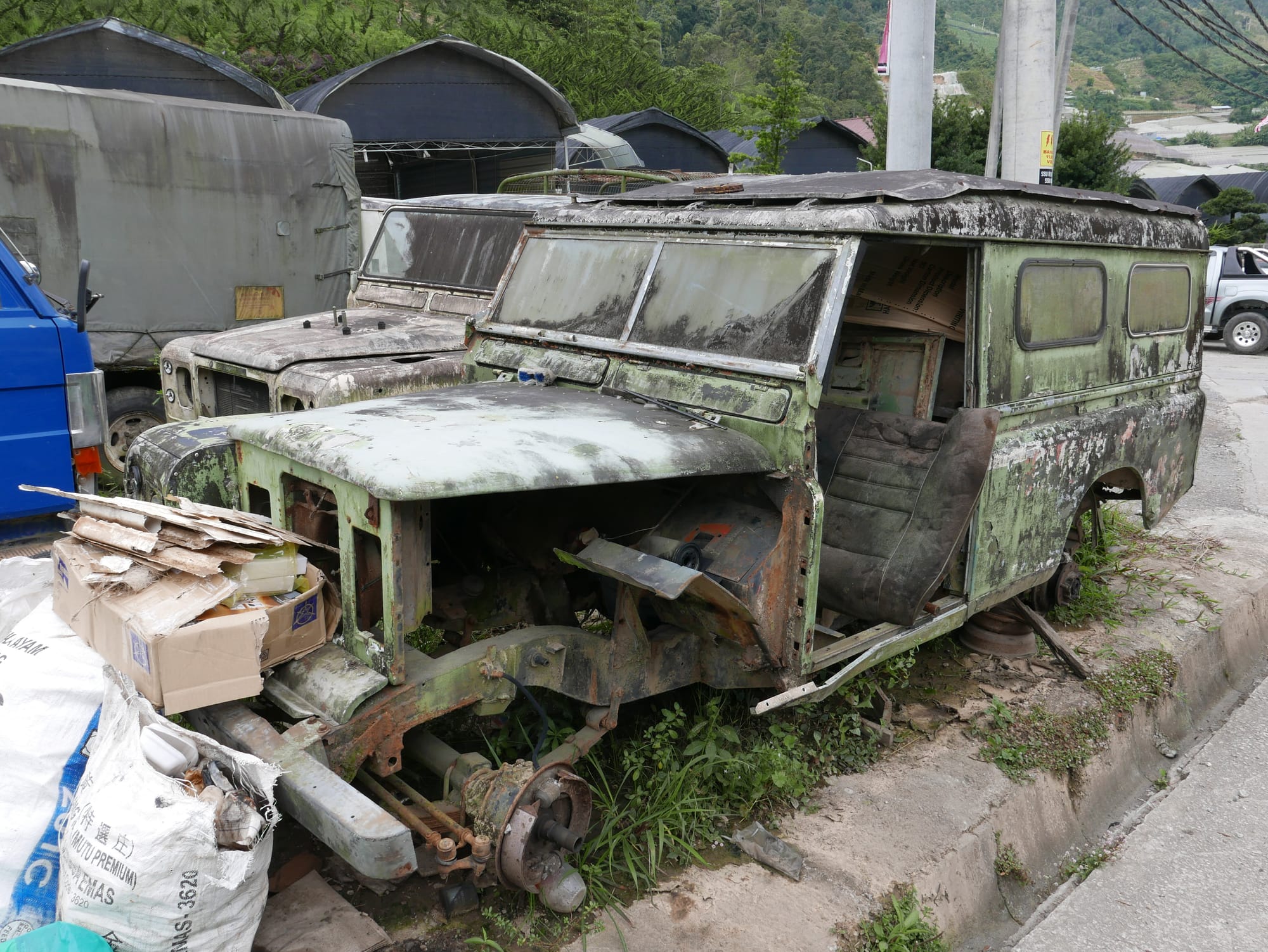 Photo by Author — Land Rovers in the Cameron Highlands, Malaysia