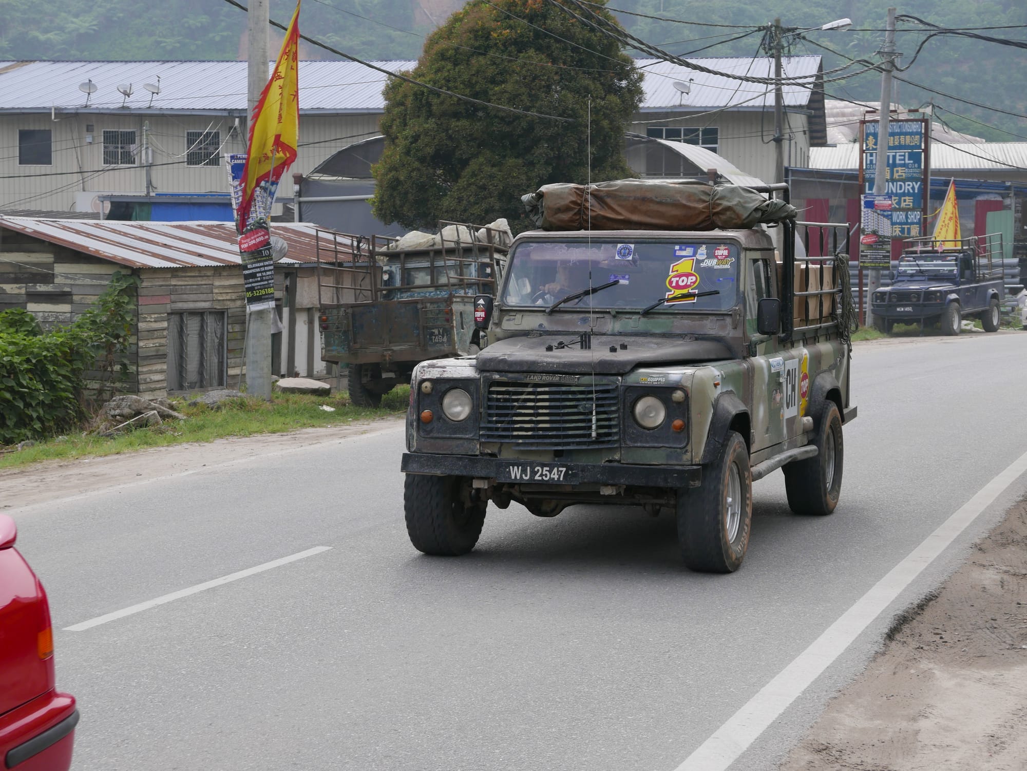Photo by Author — Land Rovers in the Cameron Highlands, Malaysia
