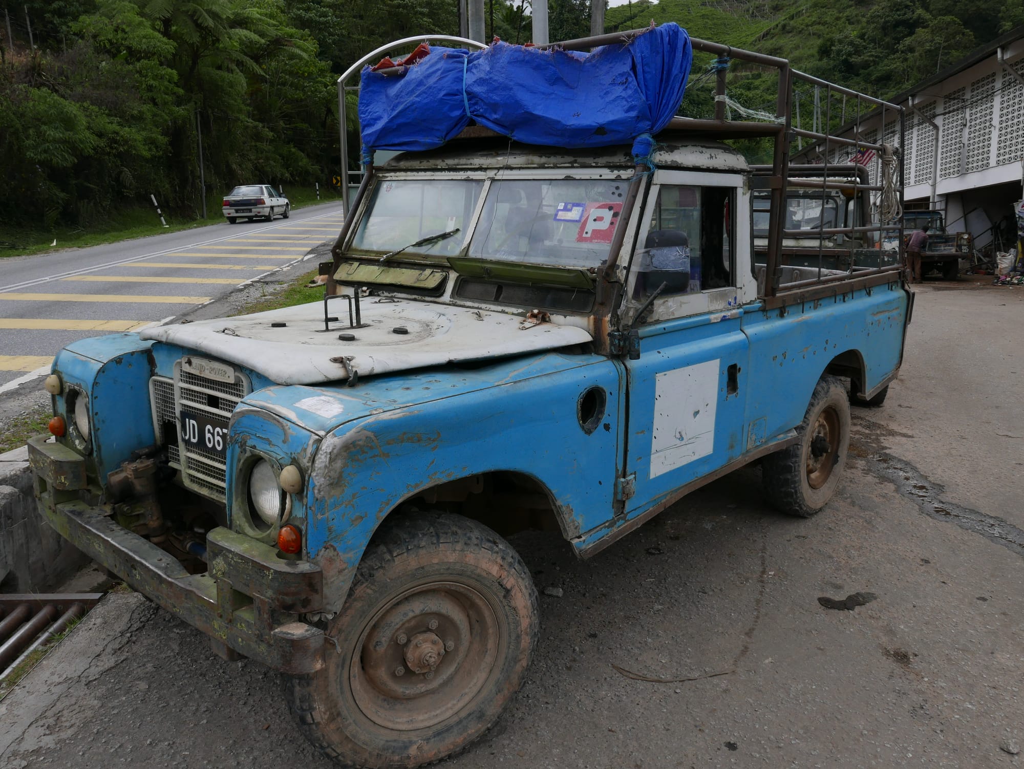 Photo by Author — Land Rovers in the Cameron Highlands, Malaysia