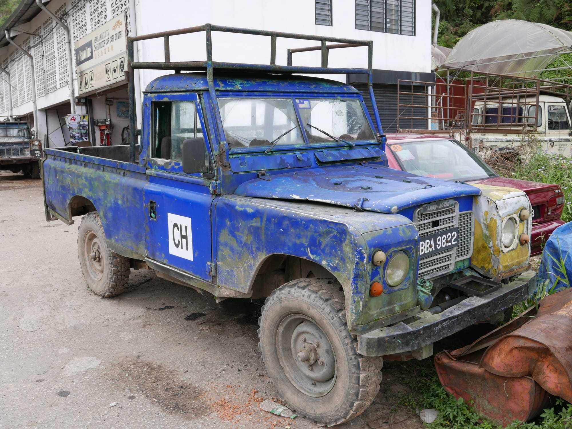 Photo by Author — Land Rovers in the Cameron Highlands, Malaysia