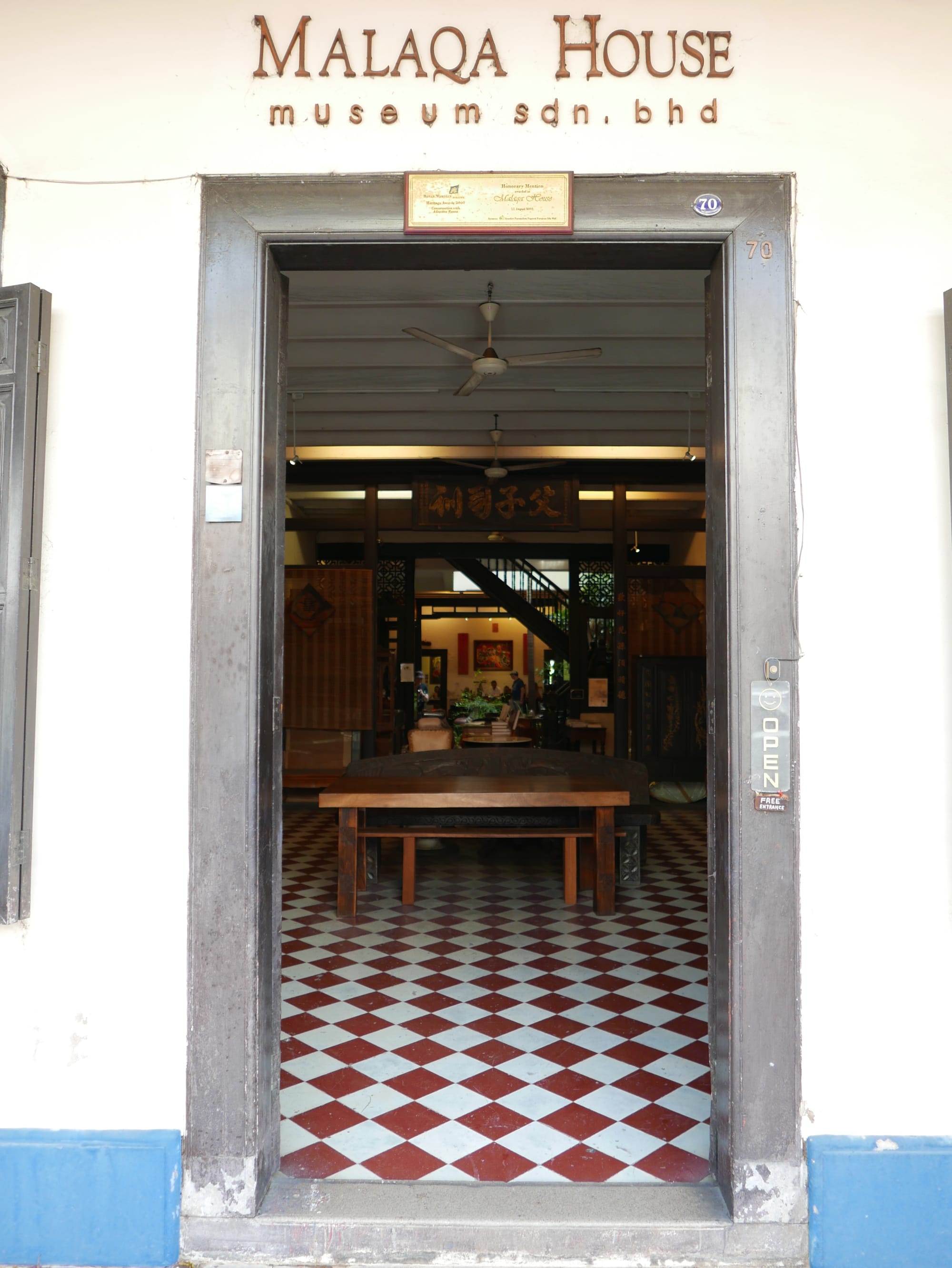 Photo by Author — Malaqa House Muzeum, Malacca, Malaysia