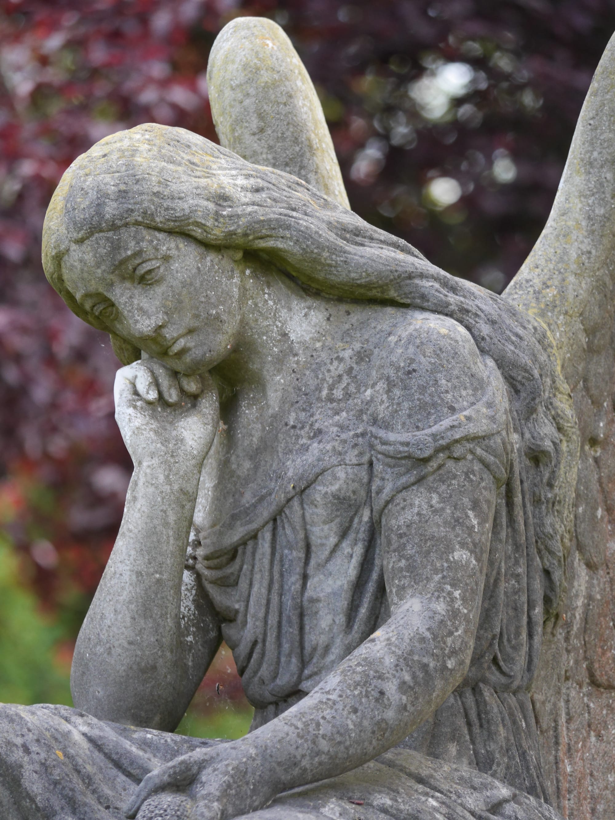 Photo by Author - an angel at St. Nicholas, Remenham Lane, Remenham, Henley-on-Thames, UK