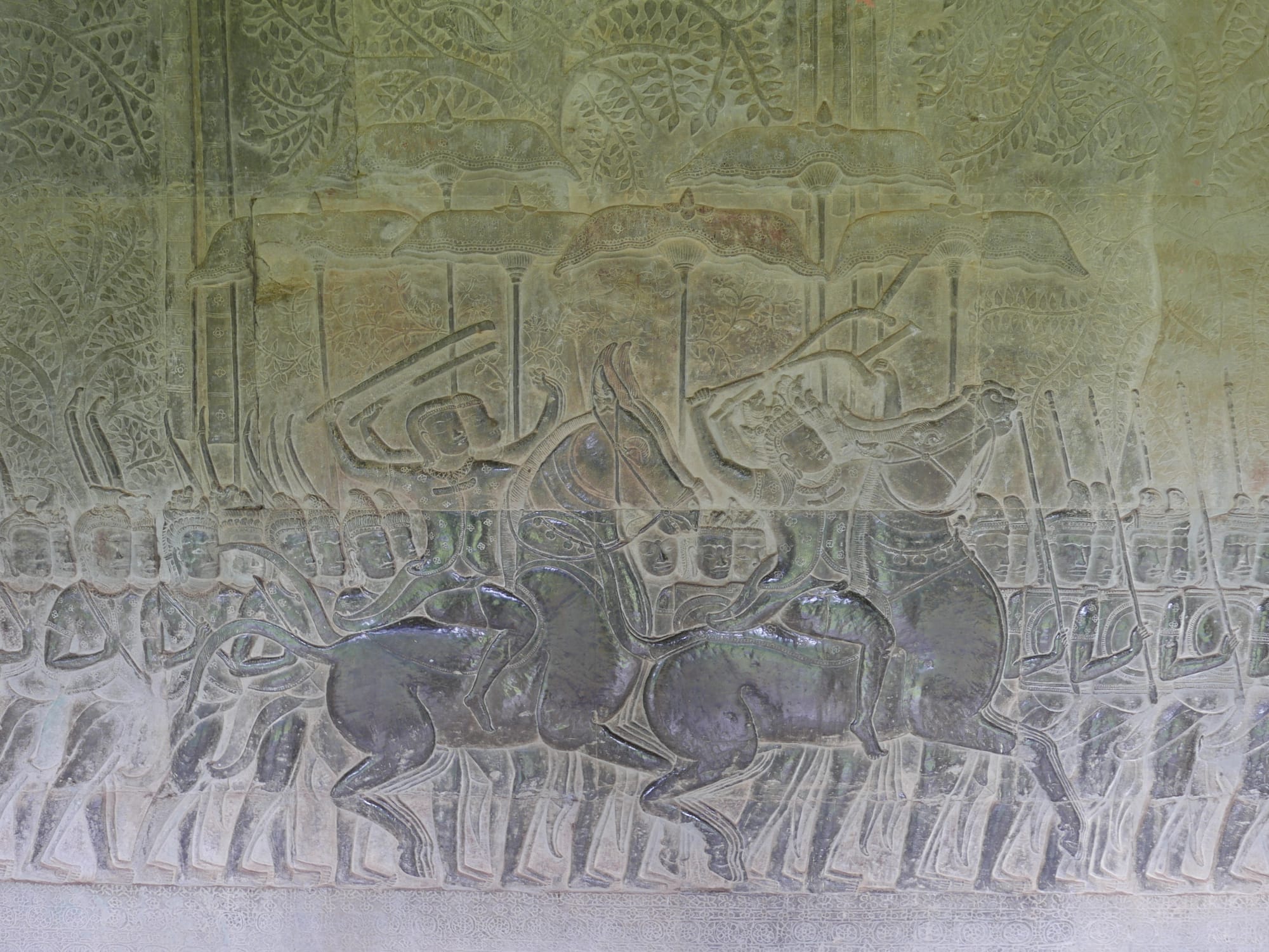 Photo by Author — horses — Angkor Wat Temple (អង្គរវត្ត), Angkor Archaeological Park, Angkor, Cambodia