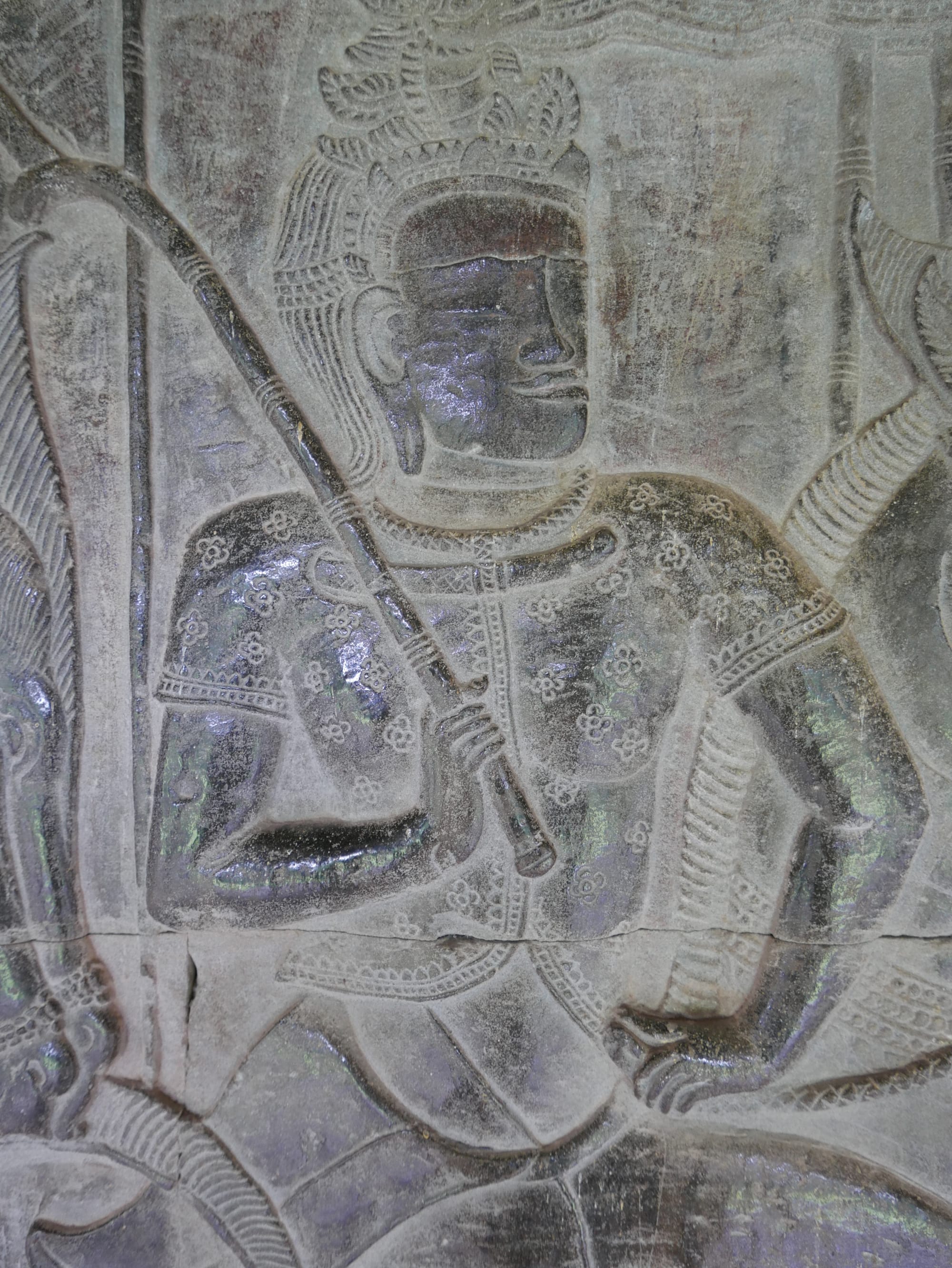 Photo by Author — why the discolouration and smoothing? — Angkor Wat Temple (អង្គរវត្ត), Angkor Archaeological Park, Angkor, Cambodia