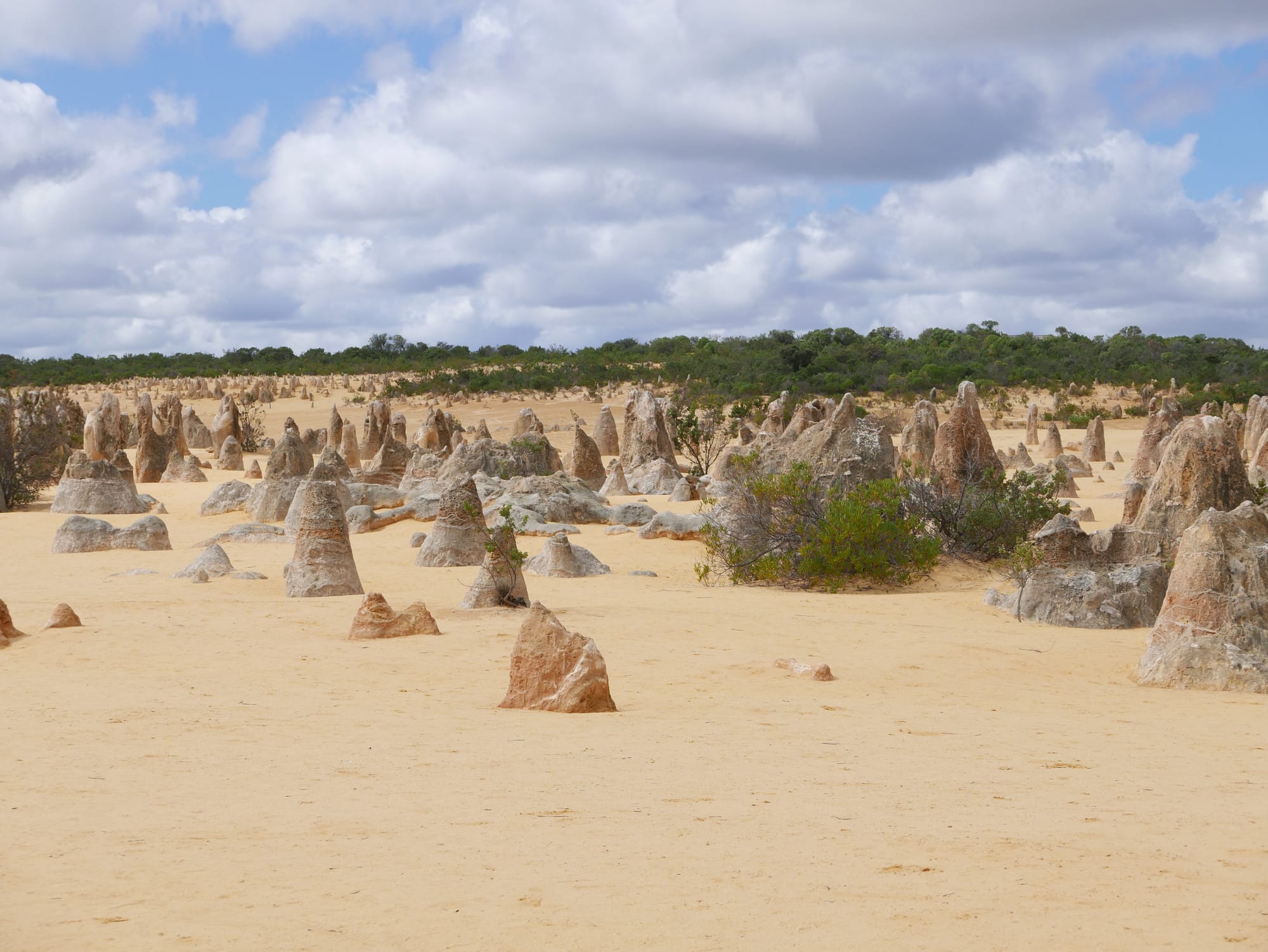 Photo by Author — the Pinnacles Desert, Nambung National Park, Cervantes, WA 6511, Australia