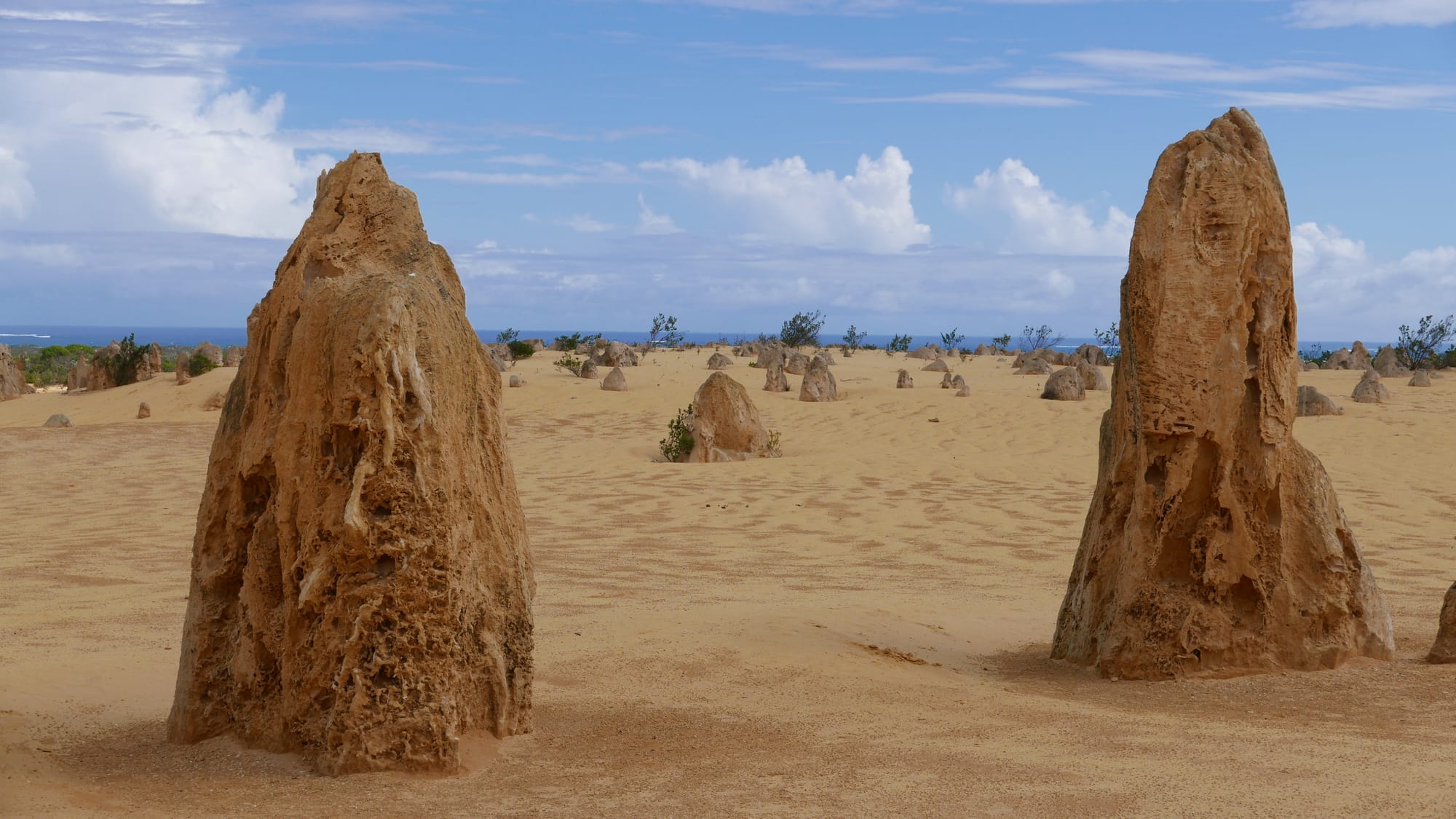 Photo by Author — the Pinnacles Desert, Nambung National Park, Cervantes, WA 6511, Australia