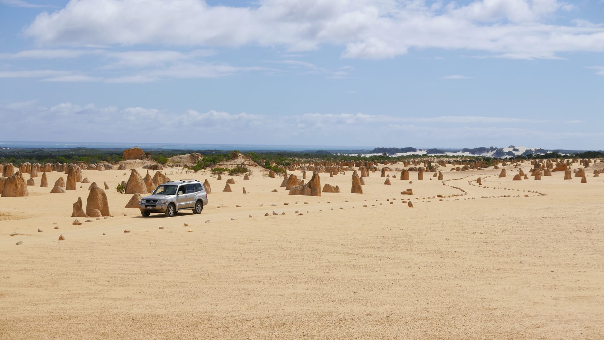 Photo by Author — the Pinnacles Desert, Nambung National Park, Cervantes, WA 6511, Australia