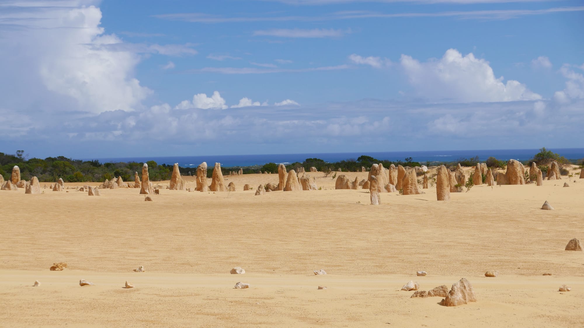 Photo by Author — the Pinnacles Desert, Nambung National Park, Cervantes, WA 6511, Australia