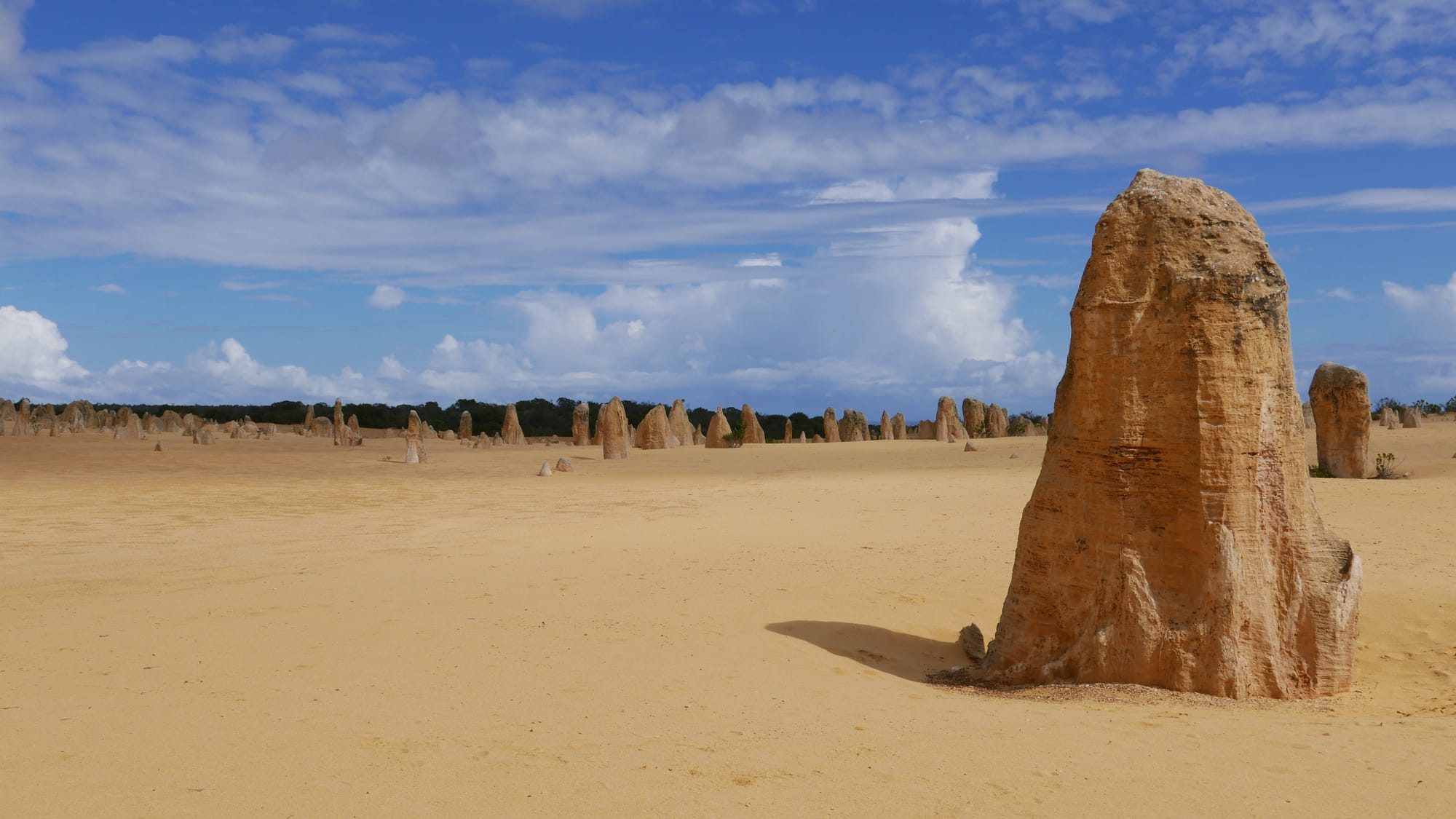 Photo by Author — the Pinnacles Desert, Nambung National Park, Cervantes, WA 6511, Australia