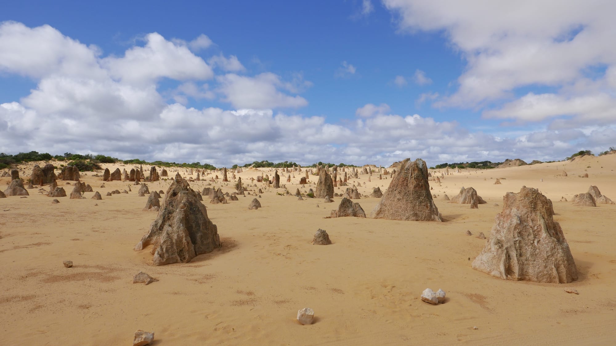 Photo by Author — the Pinnacles Desert, Nambung National Park, Cervantes, WA 6511, Australia