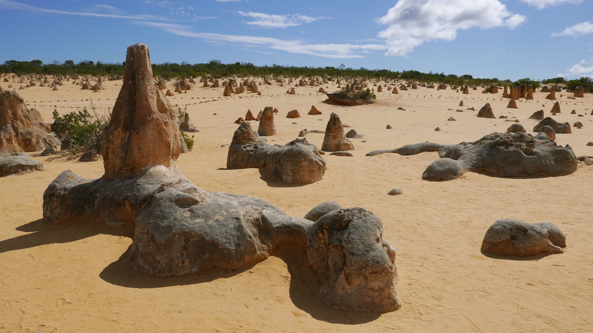 Photo by Author — the Pinnacles Desert, Nambung National Park, Cervantes, WA 6511, Australia