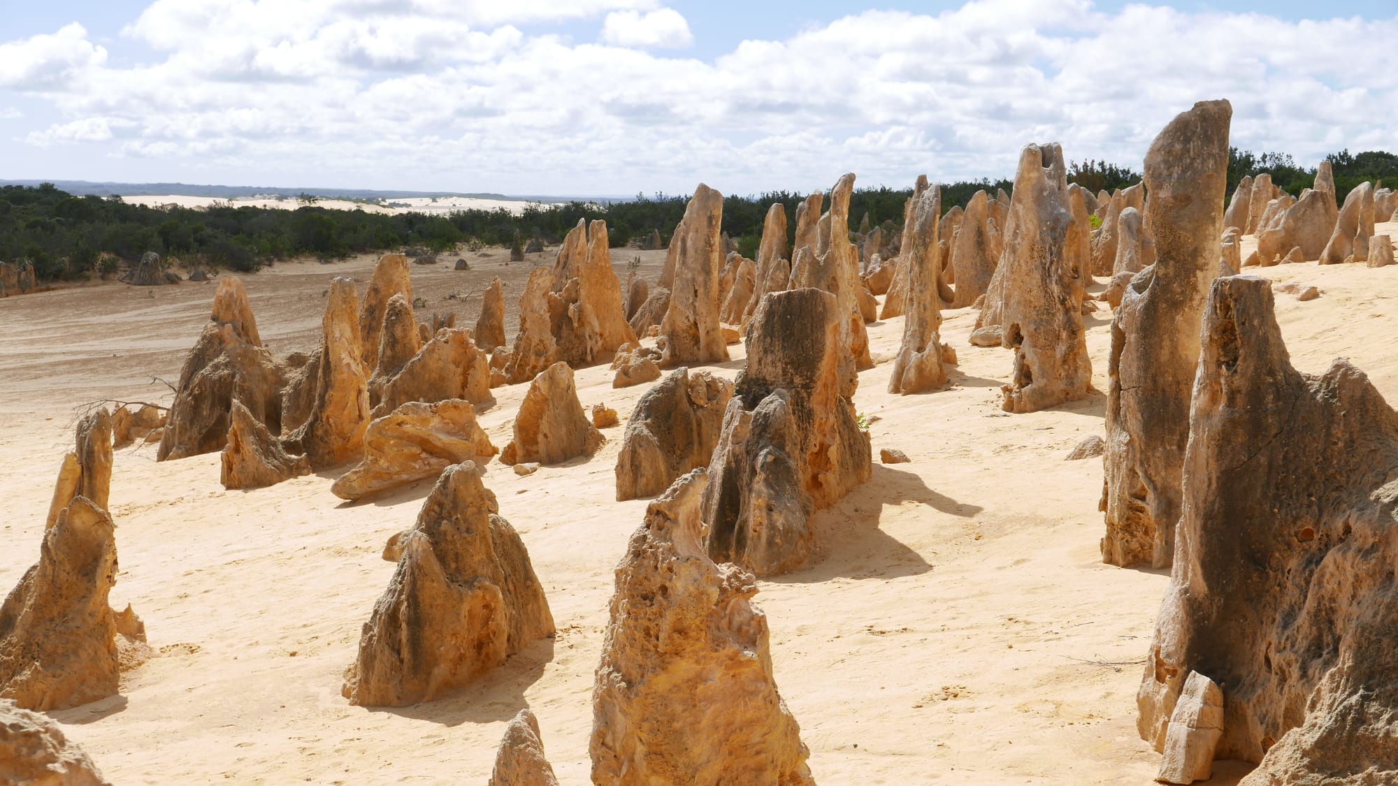 Photo by Author — the Pinnacles Desert, Nambung National Park, Cervantes, WA 6511, Australia