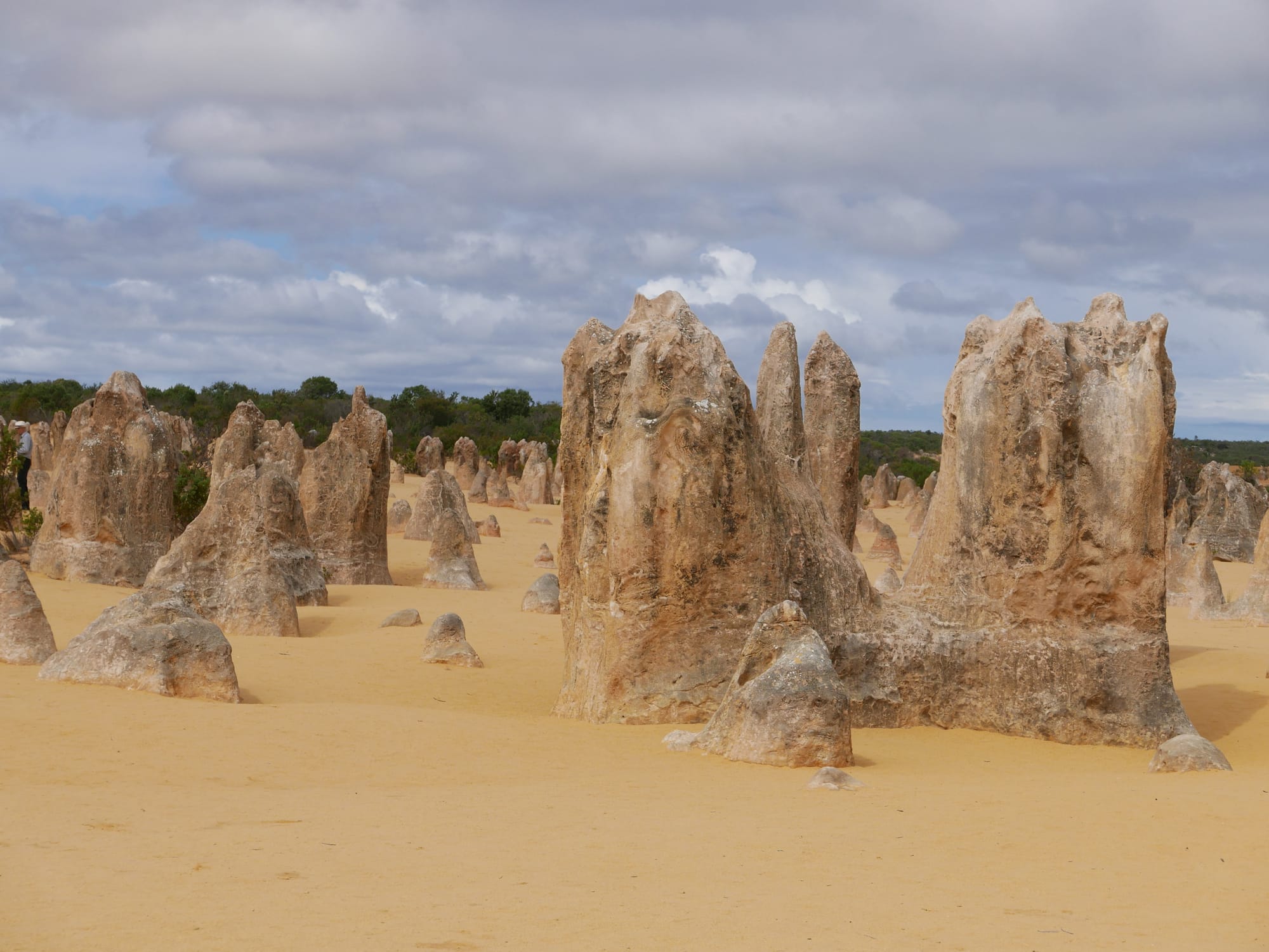 Photo by Author — the Pinnacles Desert, Nambung National Park, Cervantes, WA 6511, Australia