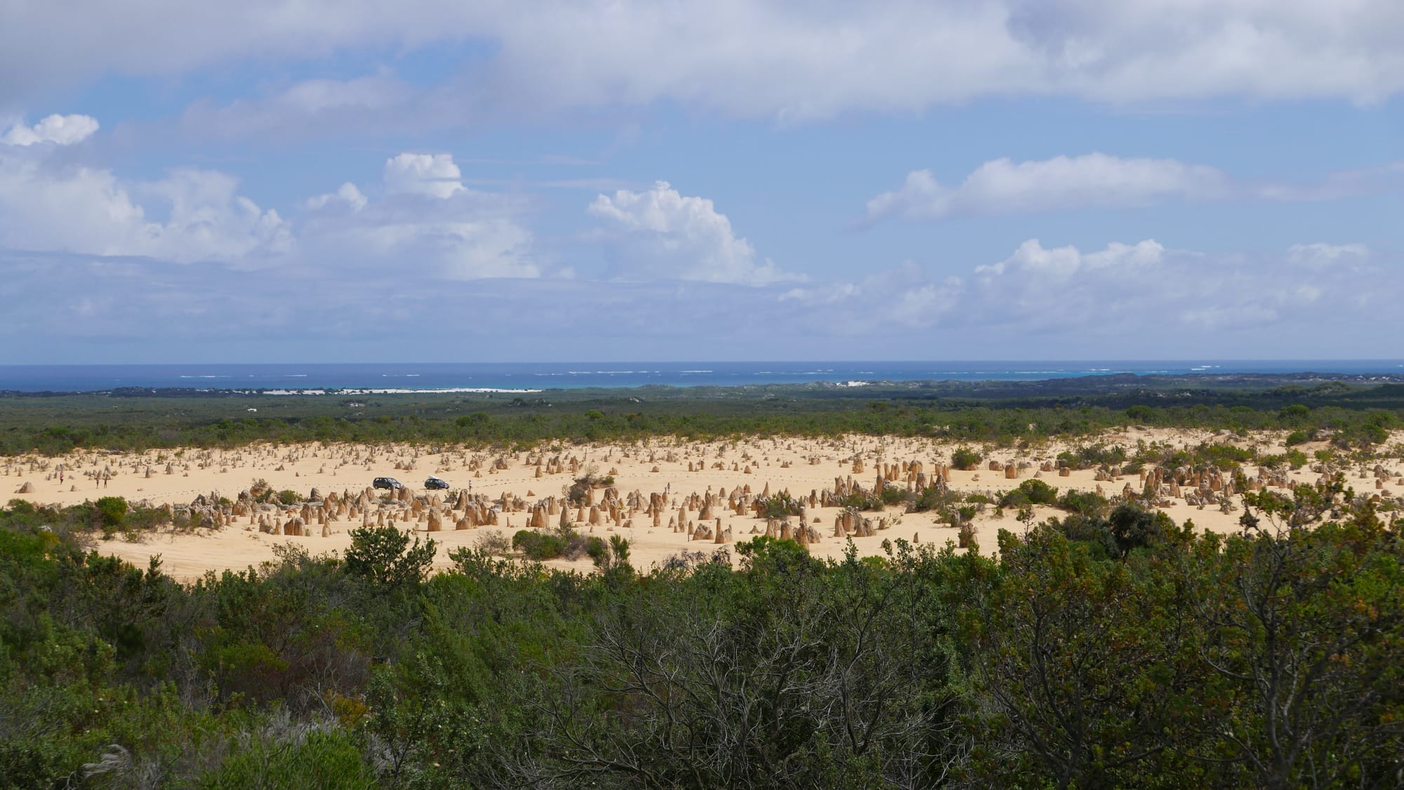 Photo by Author — the Pinnacles Desert, Nambung National Park, Cervantes, WA 6511, Australia