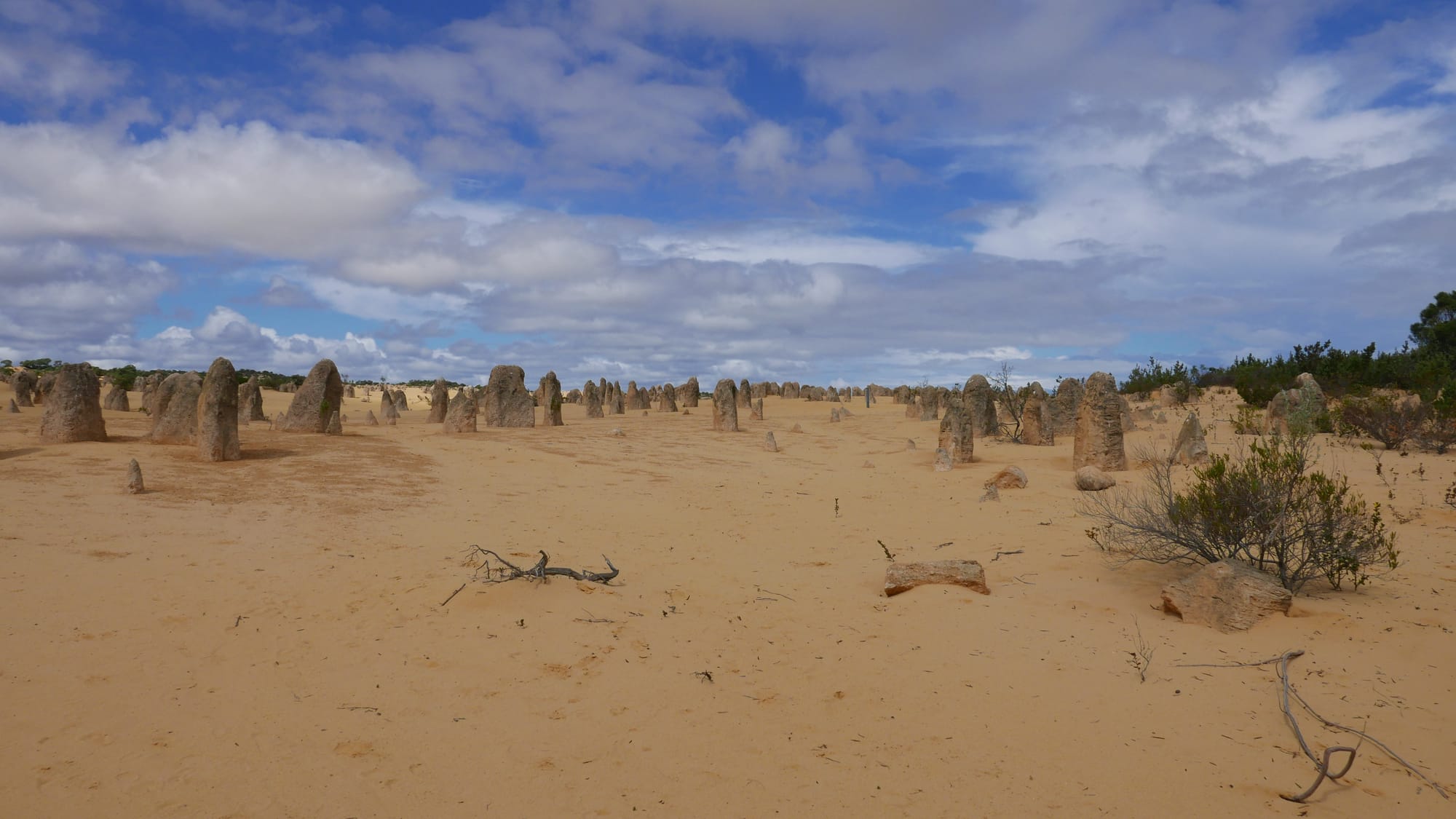Photo by Author — the Pinnacles Desert, Nambung National Park, Cervantes, WA 6511, Australia