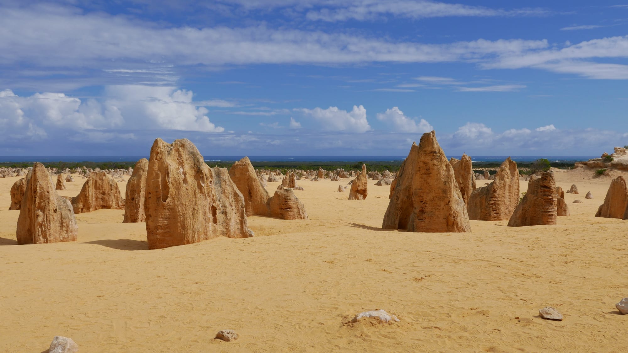 Photo by Author — the Pinnacles Desert, Nambung National Park, Cervantes, WA 6511, Australia