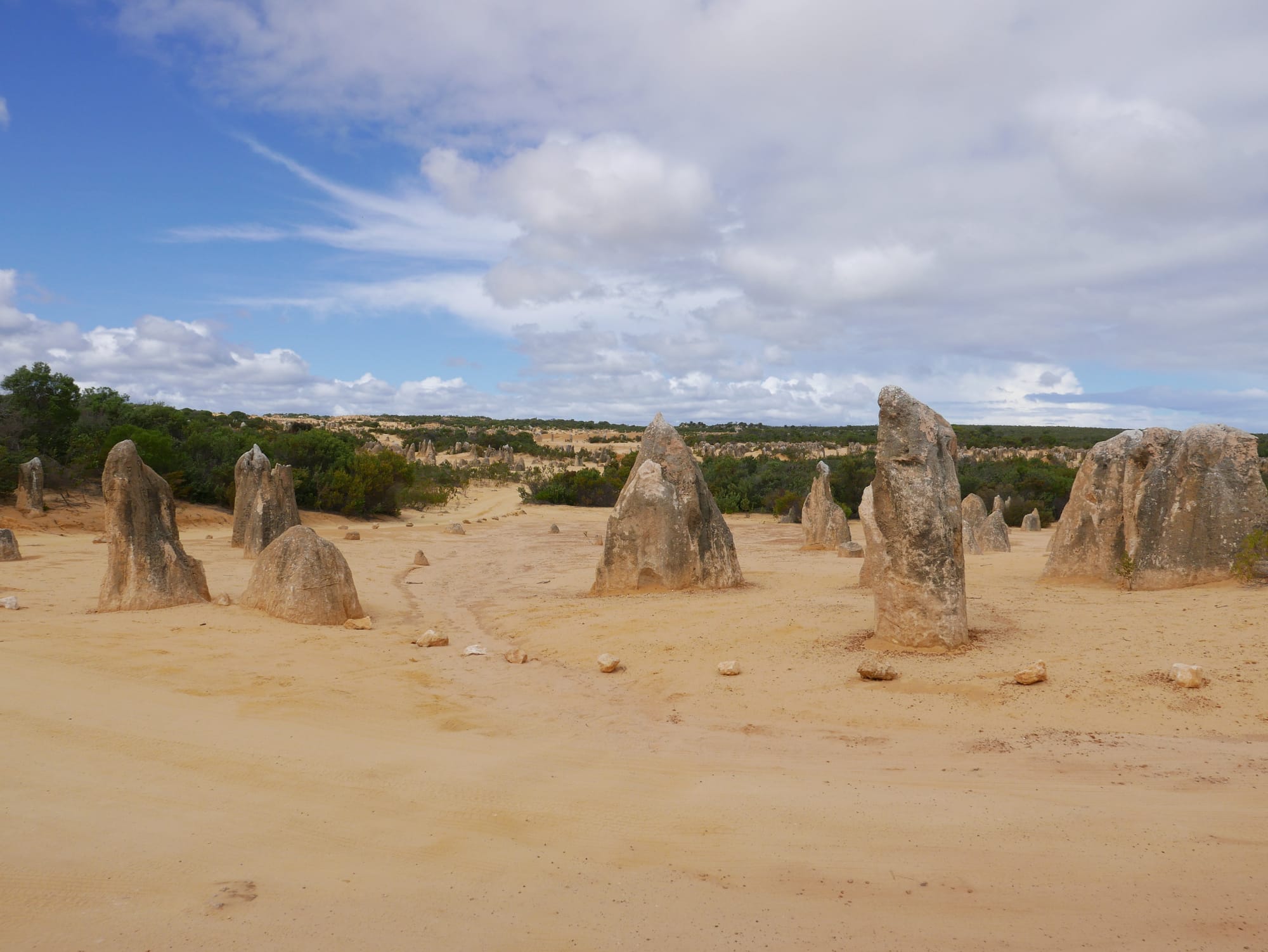 Photo by Author — the Pinnacles Desert, Nambung National Park, Cervantes, WA 6511, Australia