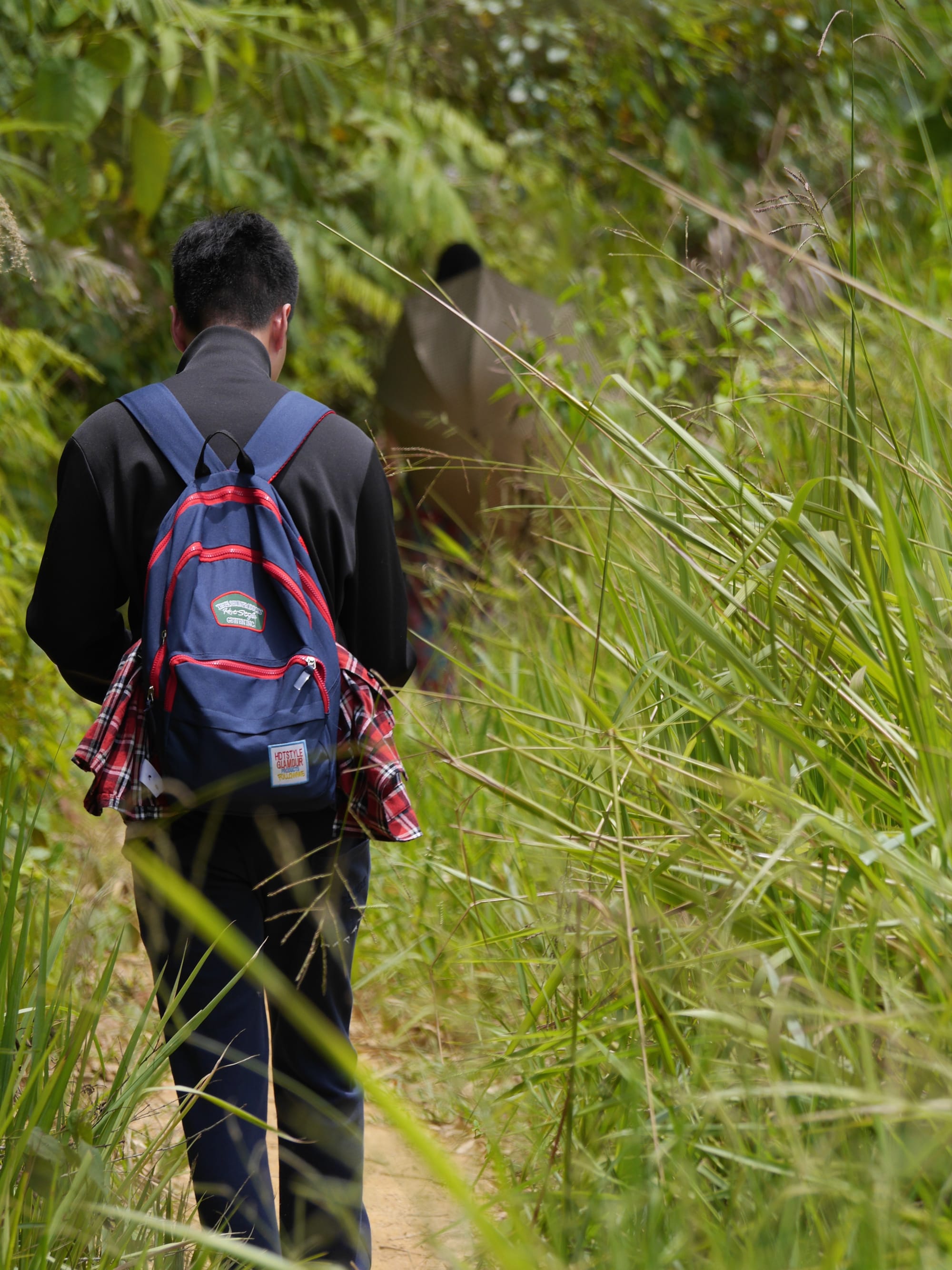Photo by Author — hiking to see the Rafflesia — Cameron Highlands, Malaysia