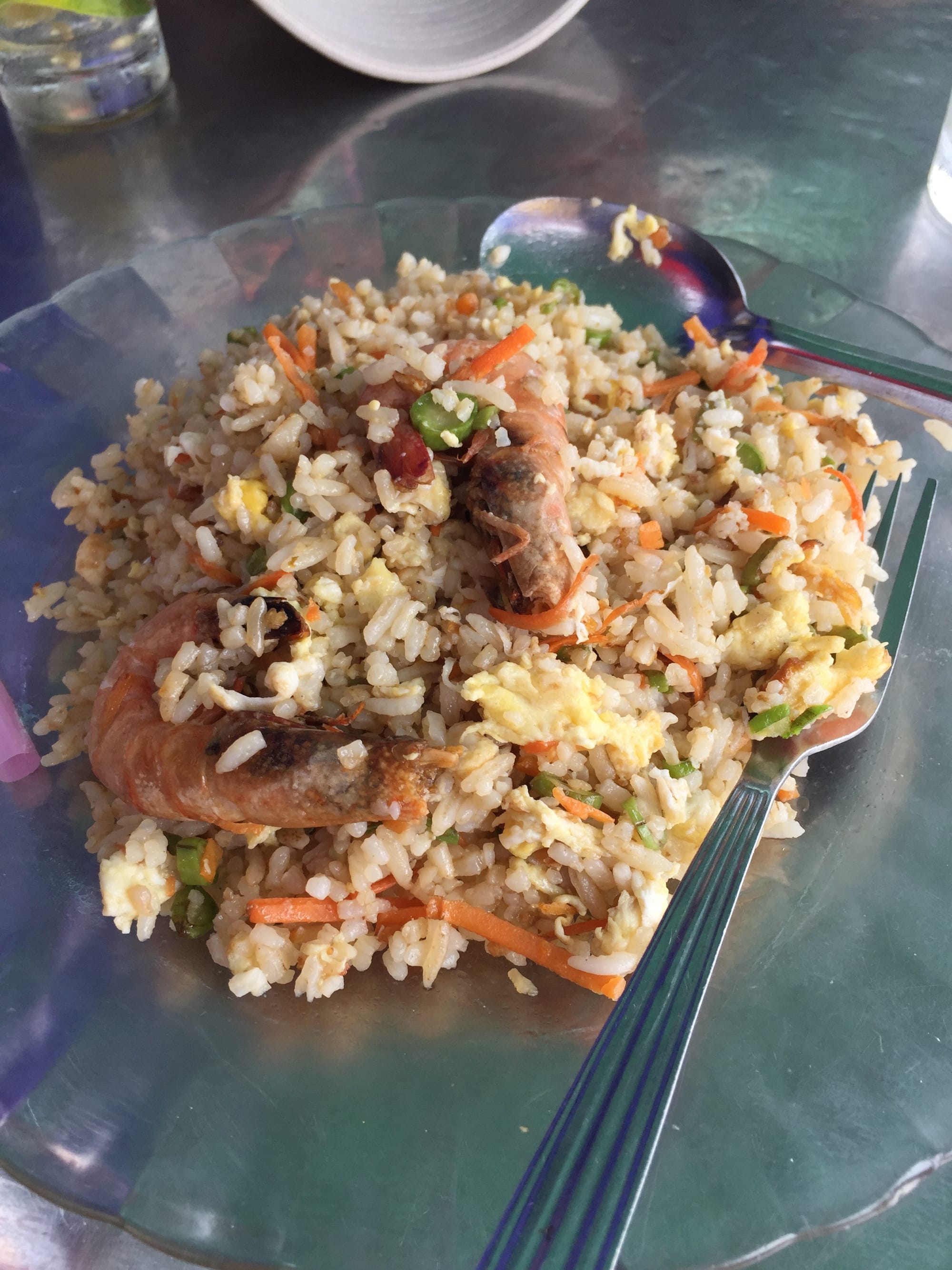 Photo by Author — fried rice — Riverside Kopitiam, Malacca, Malaysia