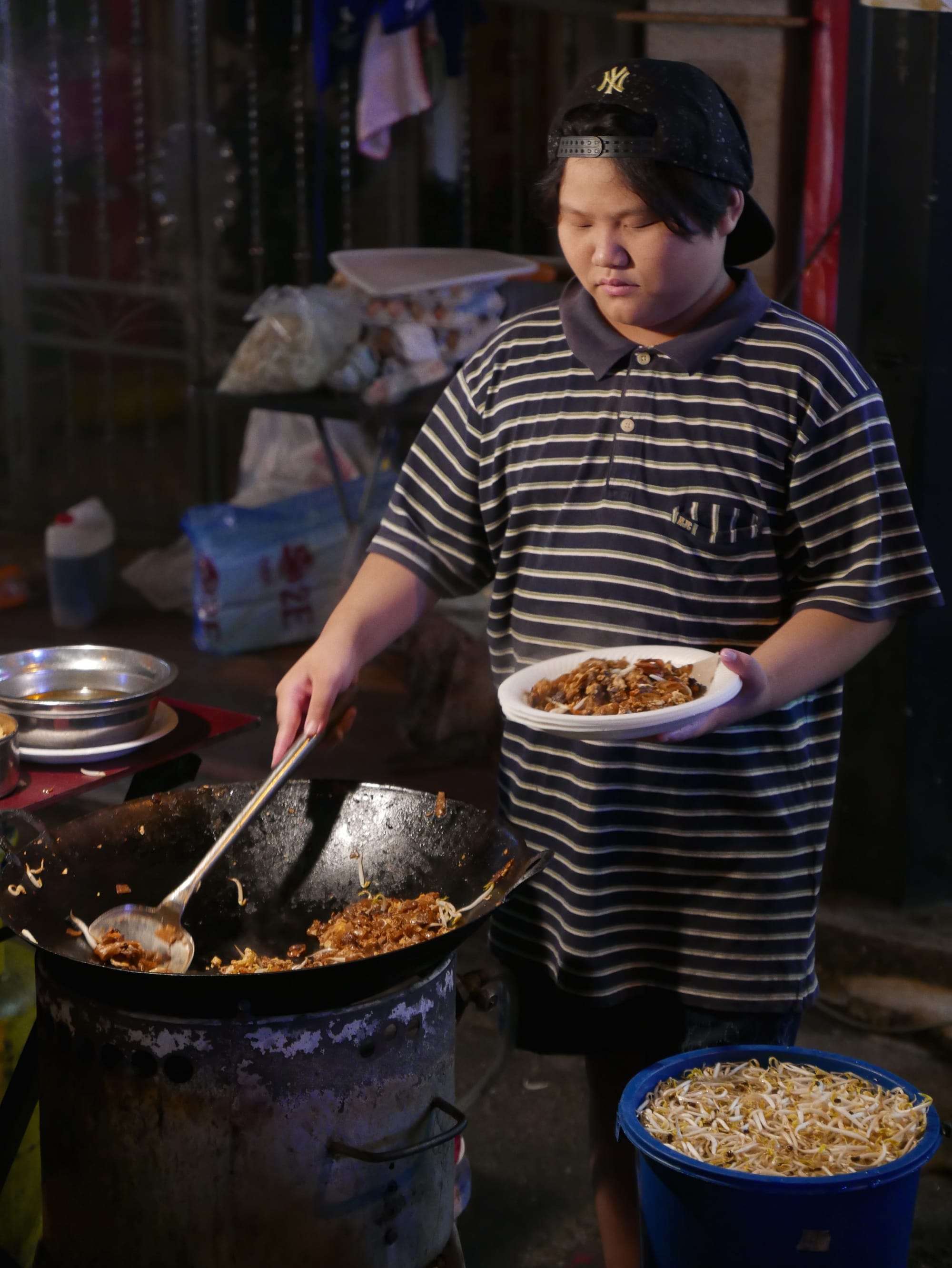 Photo by Author — food stall — Night Market, Malacca, Malaysia