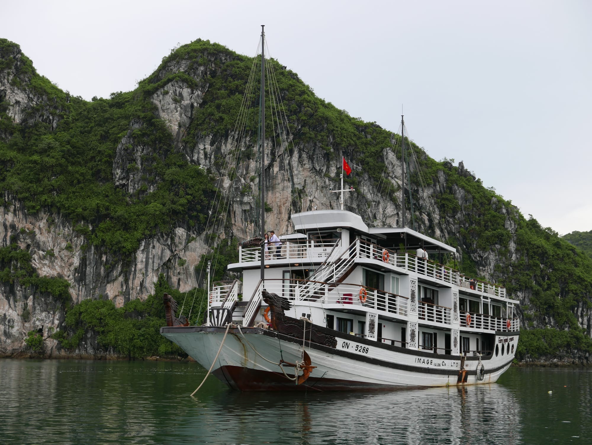 Photo by Author — the main boat — Glory Cruise, Ha Long Bay, Vietnam