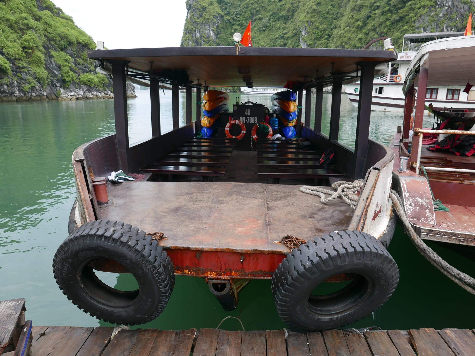 Photo by Author — tender — Glory Cruise, Ha Long Bay, Vietnam