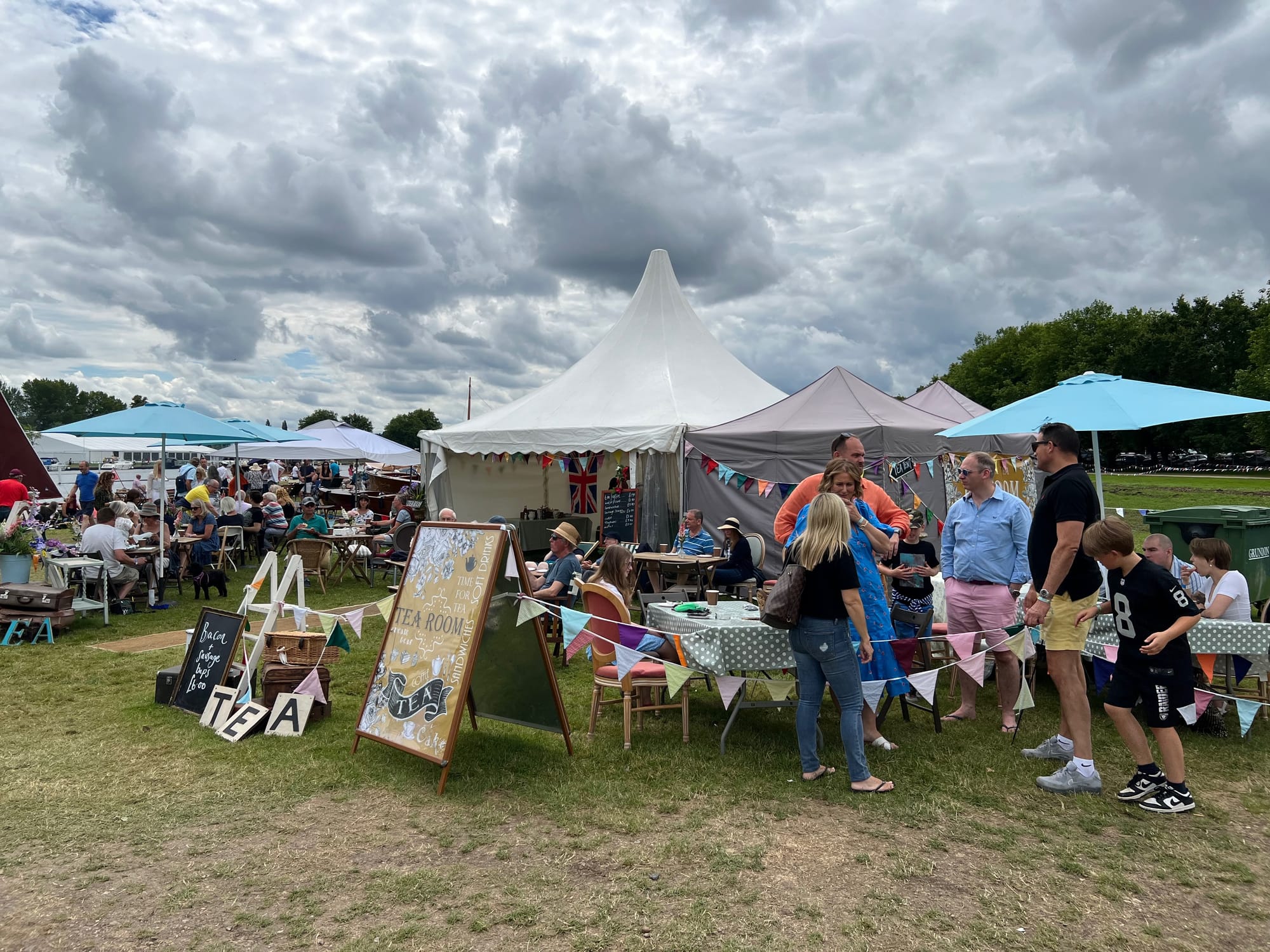 Photo by Author — Henley Trad Boat Festival 2024 - Tea Room