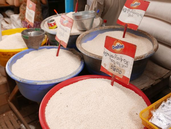 Merchant Street Market, Yangon (Rangoon), Myanmar (Burma)