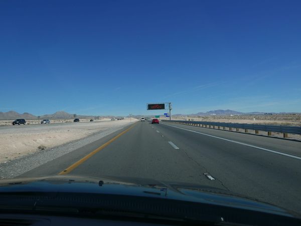On the road again - driving from Las Vegas to Park City