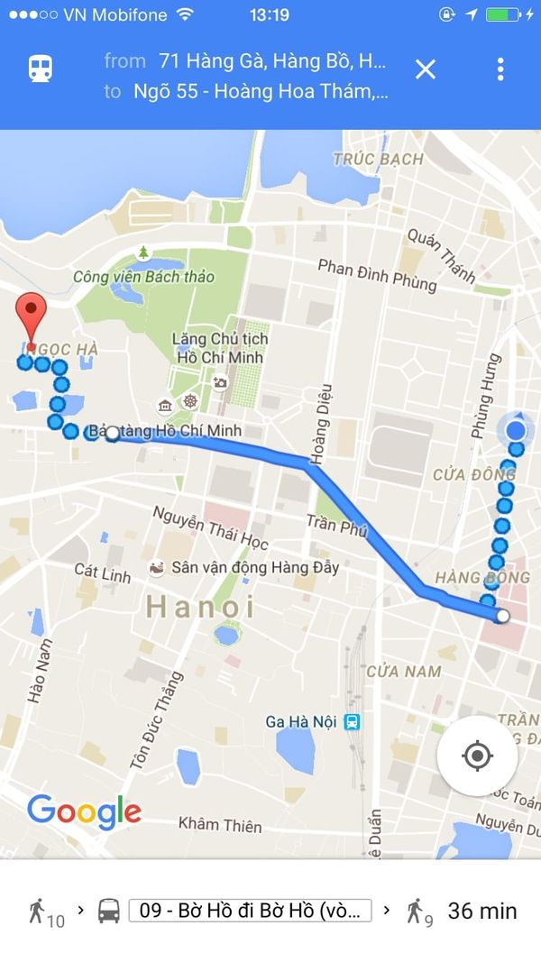 Getting the bus in Hanoi, Vietnam