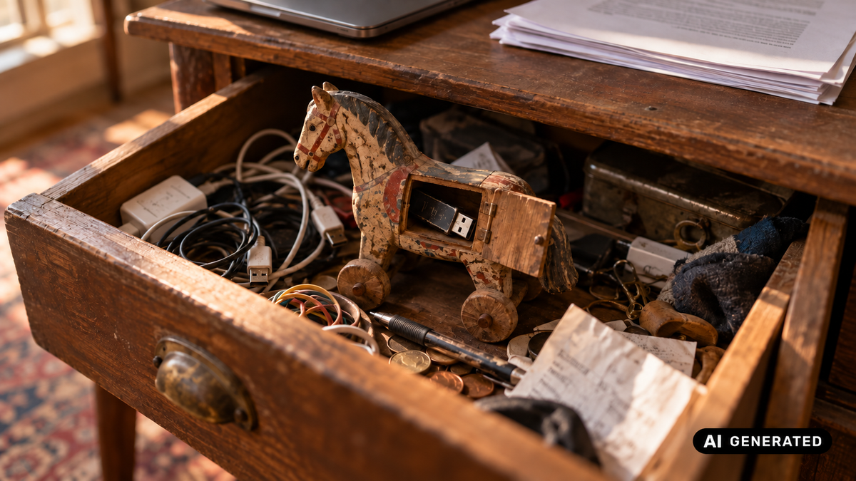 Il cavallo di Troia era nel cassetto