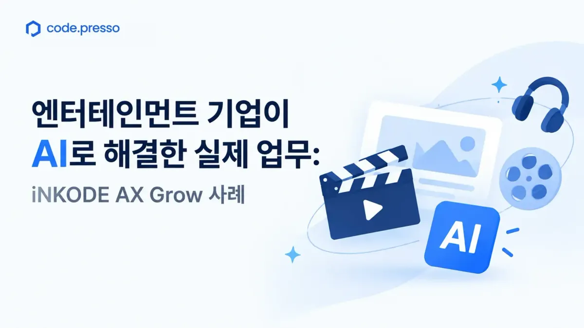 엔터테인먼트 기업이 AI로 해결한 실제 업무: iNKODE AX Grow 사례