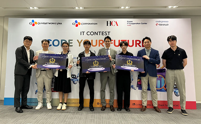 2024년 10월 CJ 올리브웍스베트남 신입 개발자 채용평가 우수자 3명