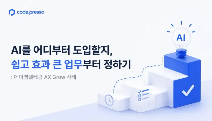 AI 도입, 쉽고 효과 큰 업무부터 정하기: 에이엠텔레콤 AX Grow 사례