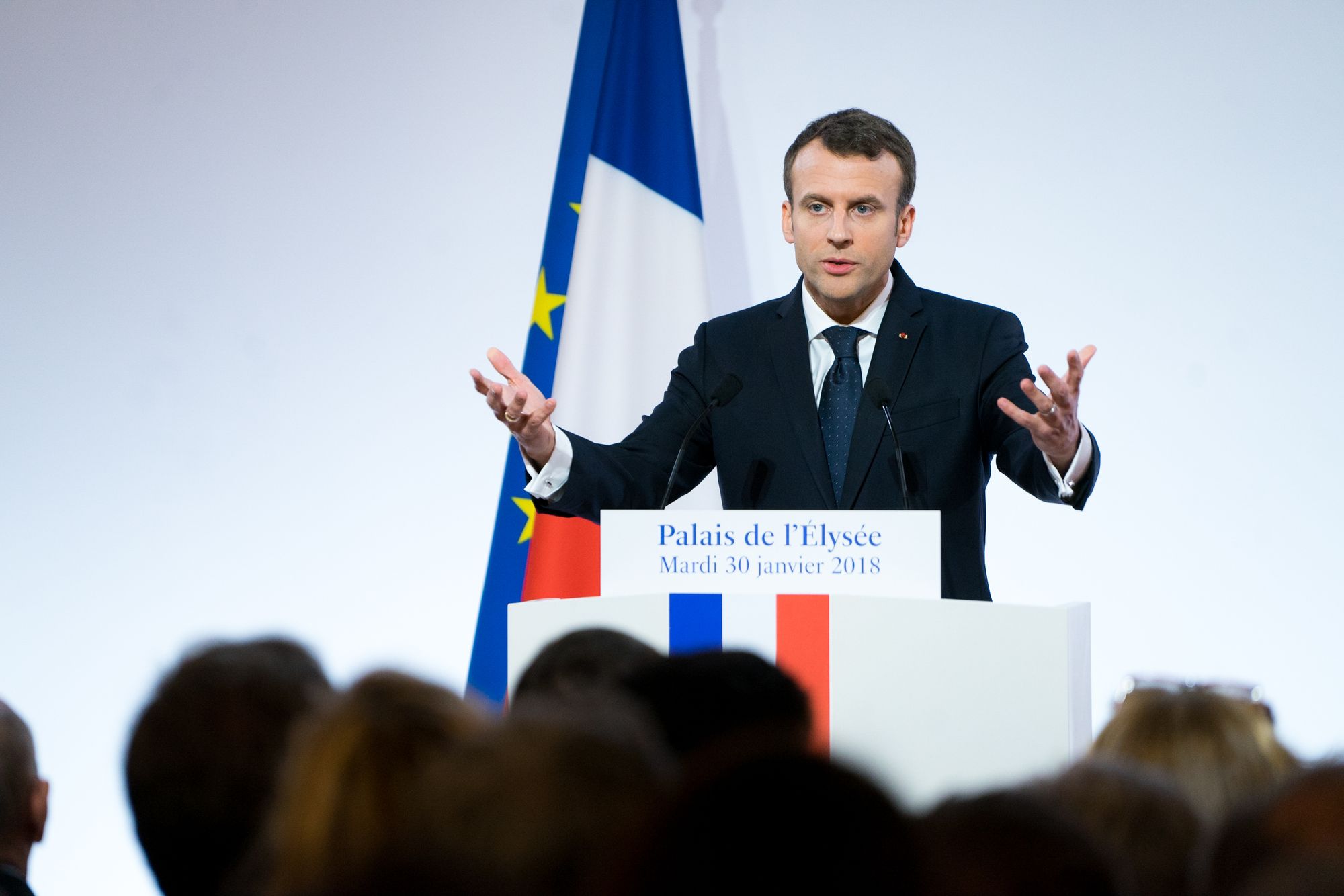 Emmanuel Macron wins in France.