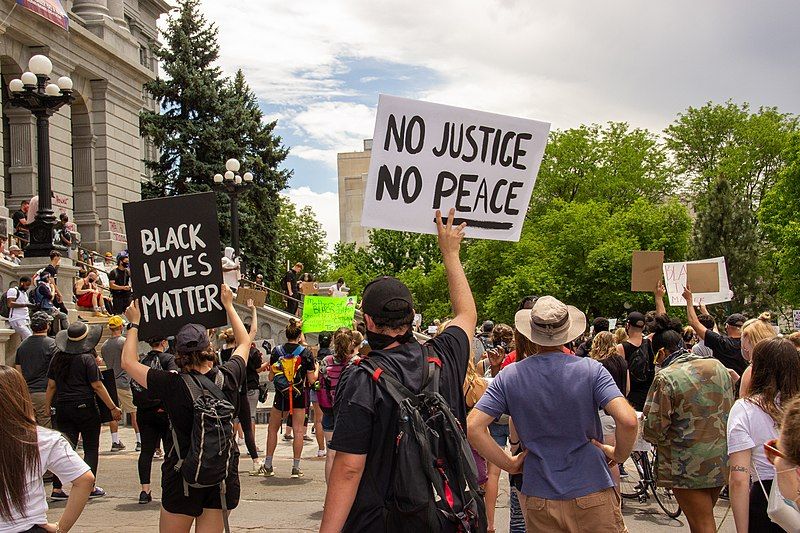 In Denver, a protest against police violence. Image: geoffalexander4