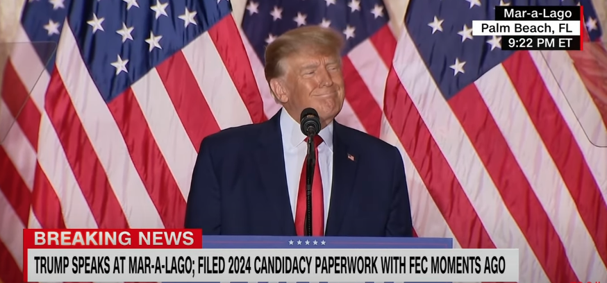 Trump announces presidential run.