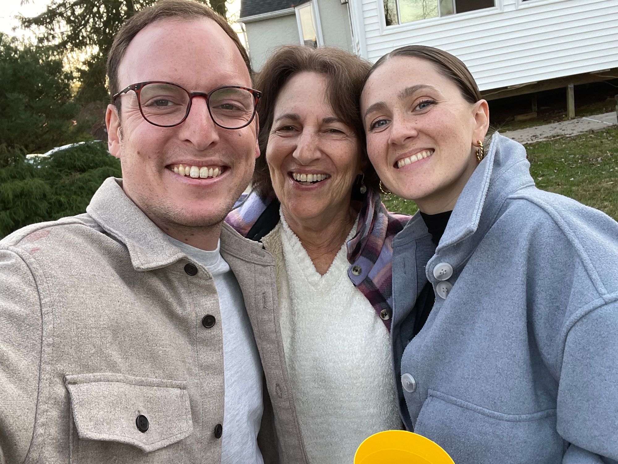 Me, mom and my wife at Thanksgiving.