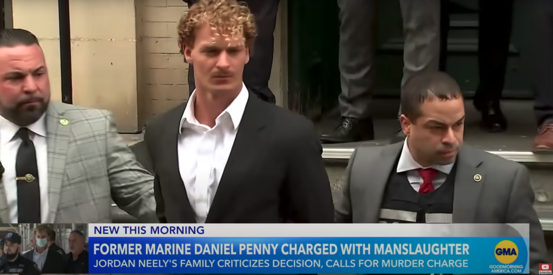 The Daniel Penny charges.